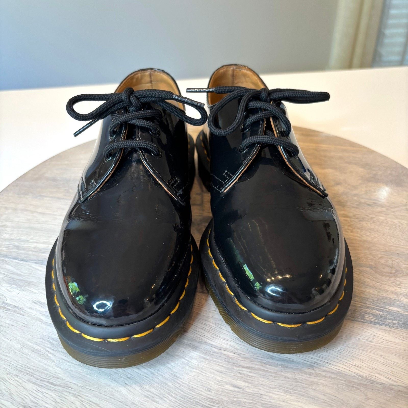 Dr. Martens Dr Martens 1461 Black Leather Shoes Women's EU 37 US 6 Size US 6 / IT 36 - 4 Thumbnail