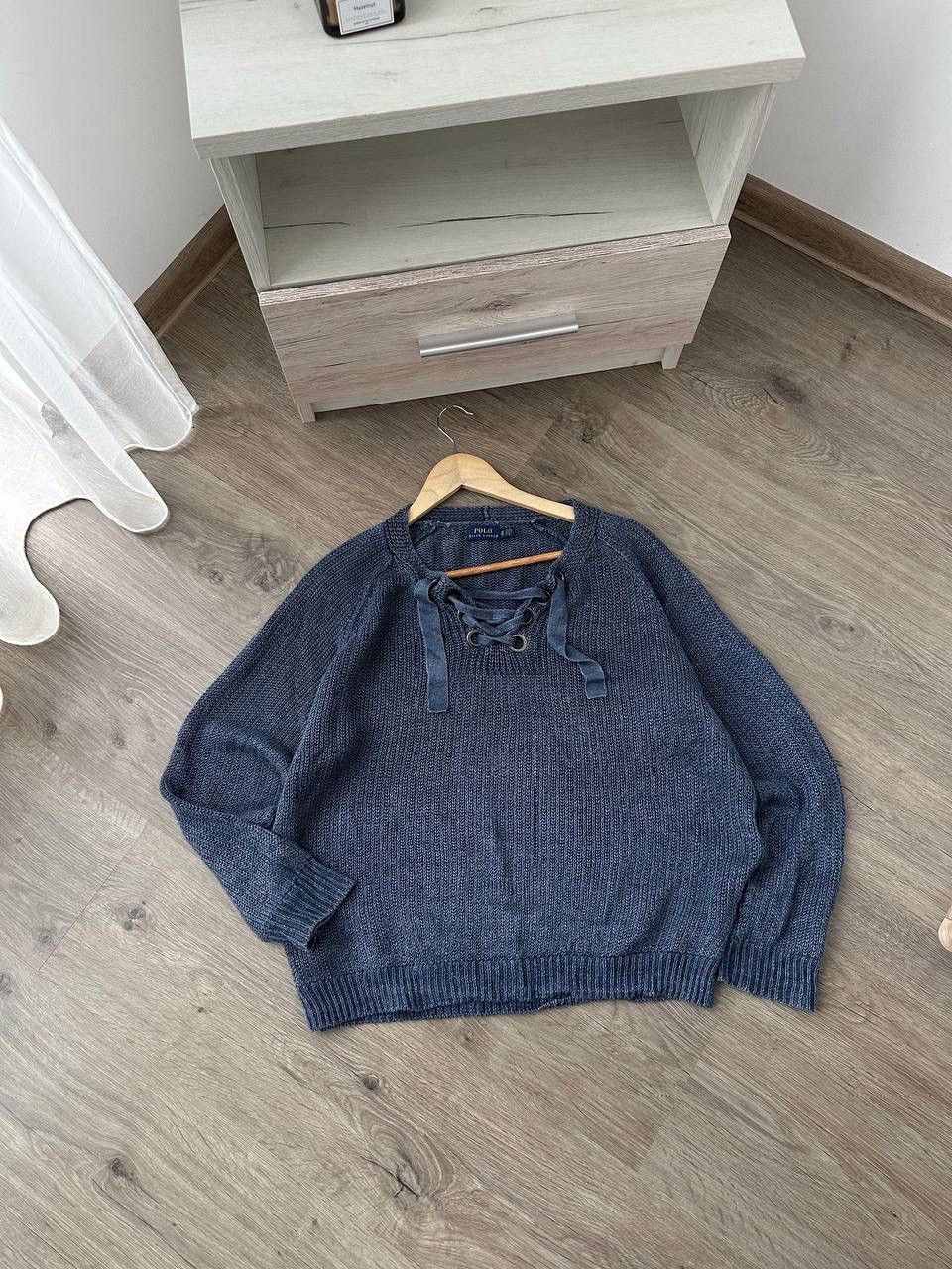 Polo Ralph Lauren × Vintage Vintage Polo Ralph Lauren Knit Blue Women’s Sweater Size XL / US 12-14 / IT 48-50 - 8 Thumbnail