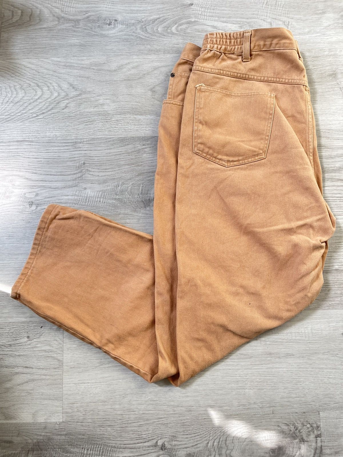 Bill Blass Bill Blass Tan Straight Leg Pants Size 40" / US 18 - 1 Thumbnail