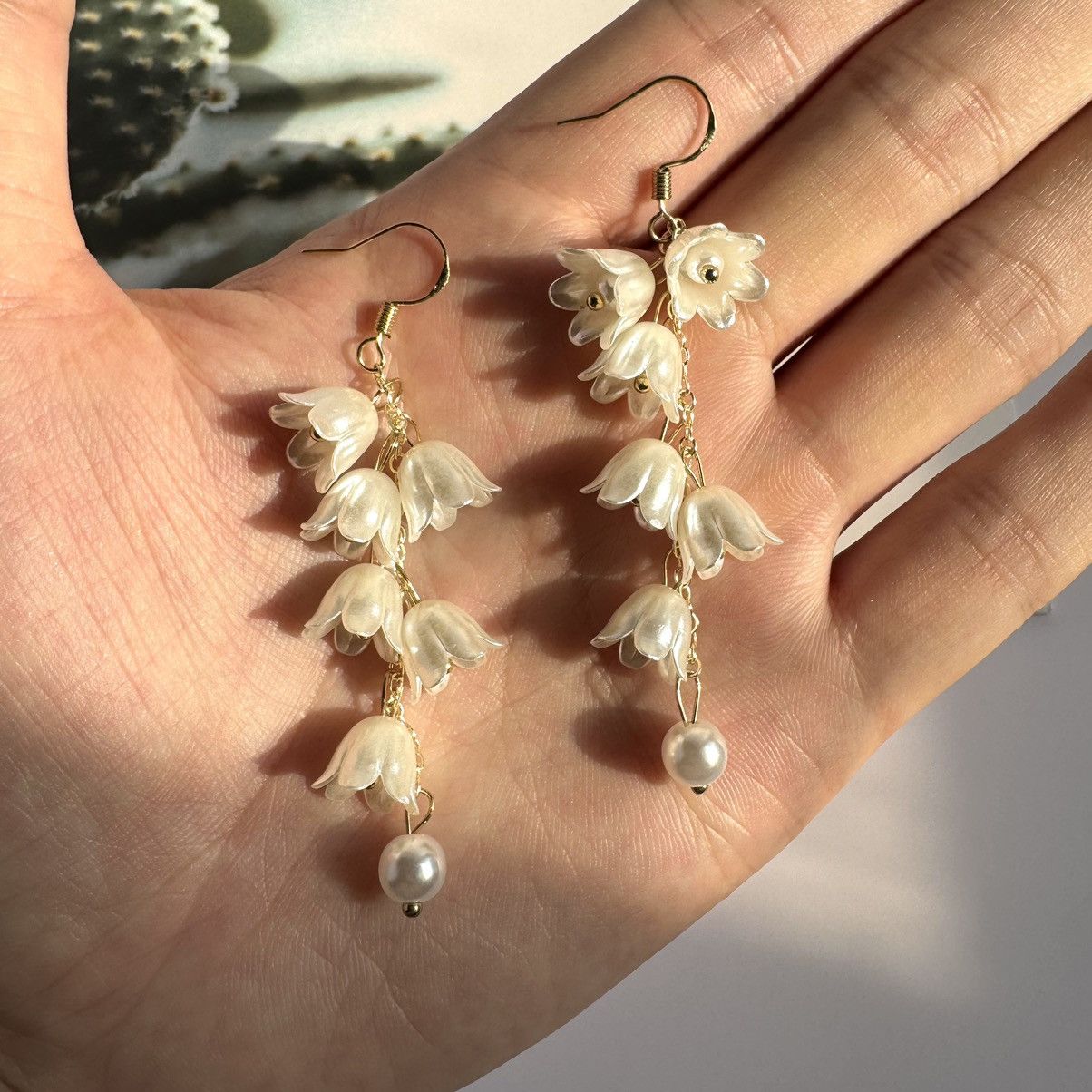 Other Flower Dangle Drop Earrings for Women Size ONE SIZE - 6 Thumbnail