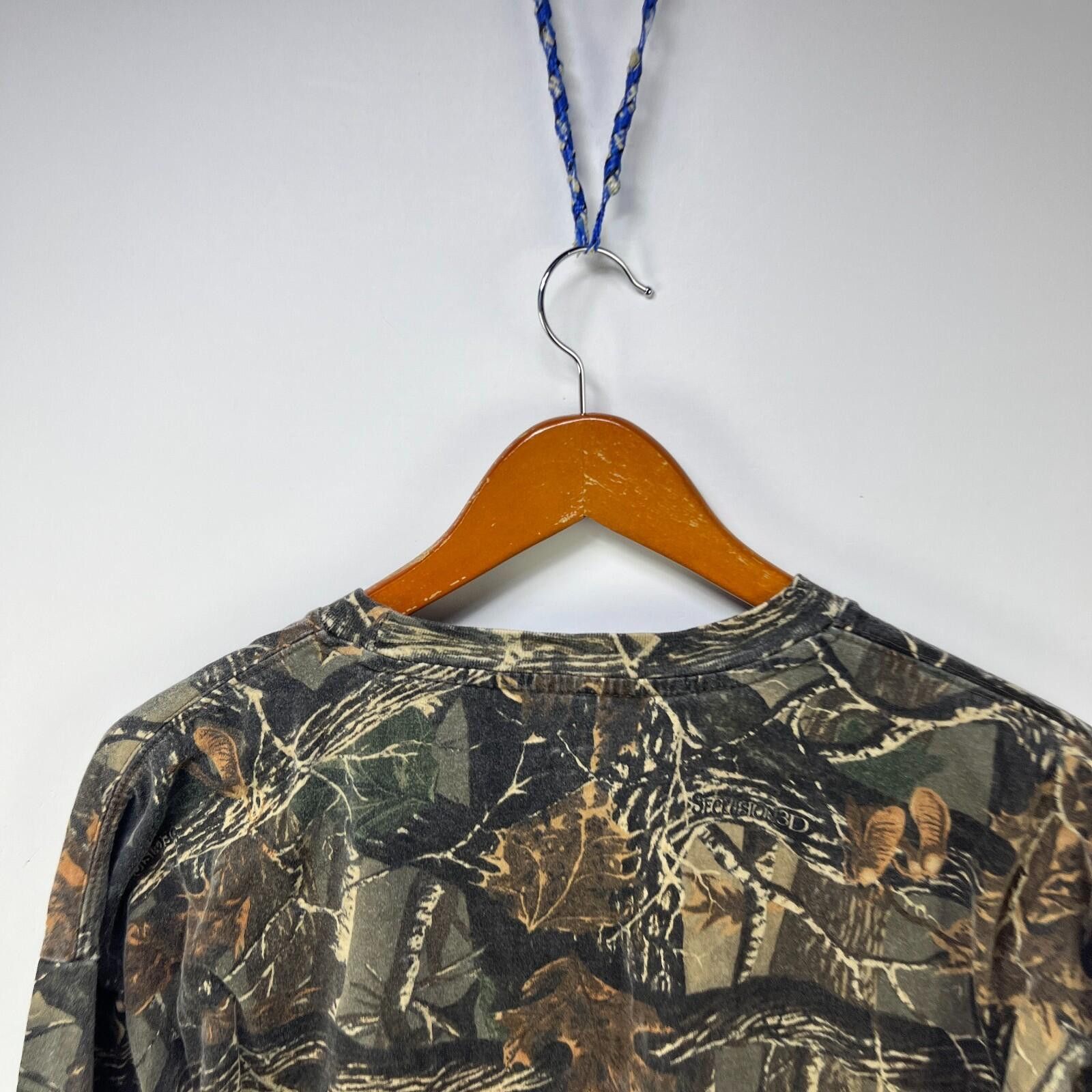 Cabelas Vintage Cabelas Realtree Camo Long Sleeve Shirt 2XL Size US XXL / EU 58 / 5 - 9 Thumbnail