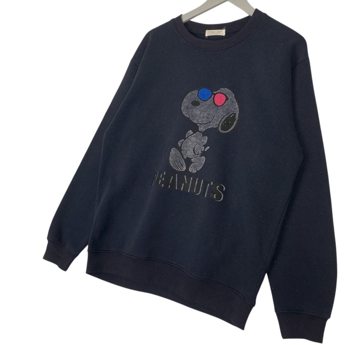 Other Vintage Snoopy Peanuts Printed NavyBlue Pullover Jumper LL Size US L / EU 52-54 / 3 - 2 Thumbnail
