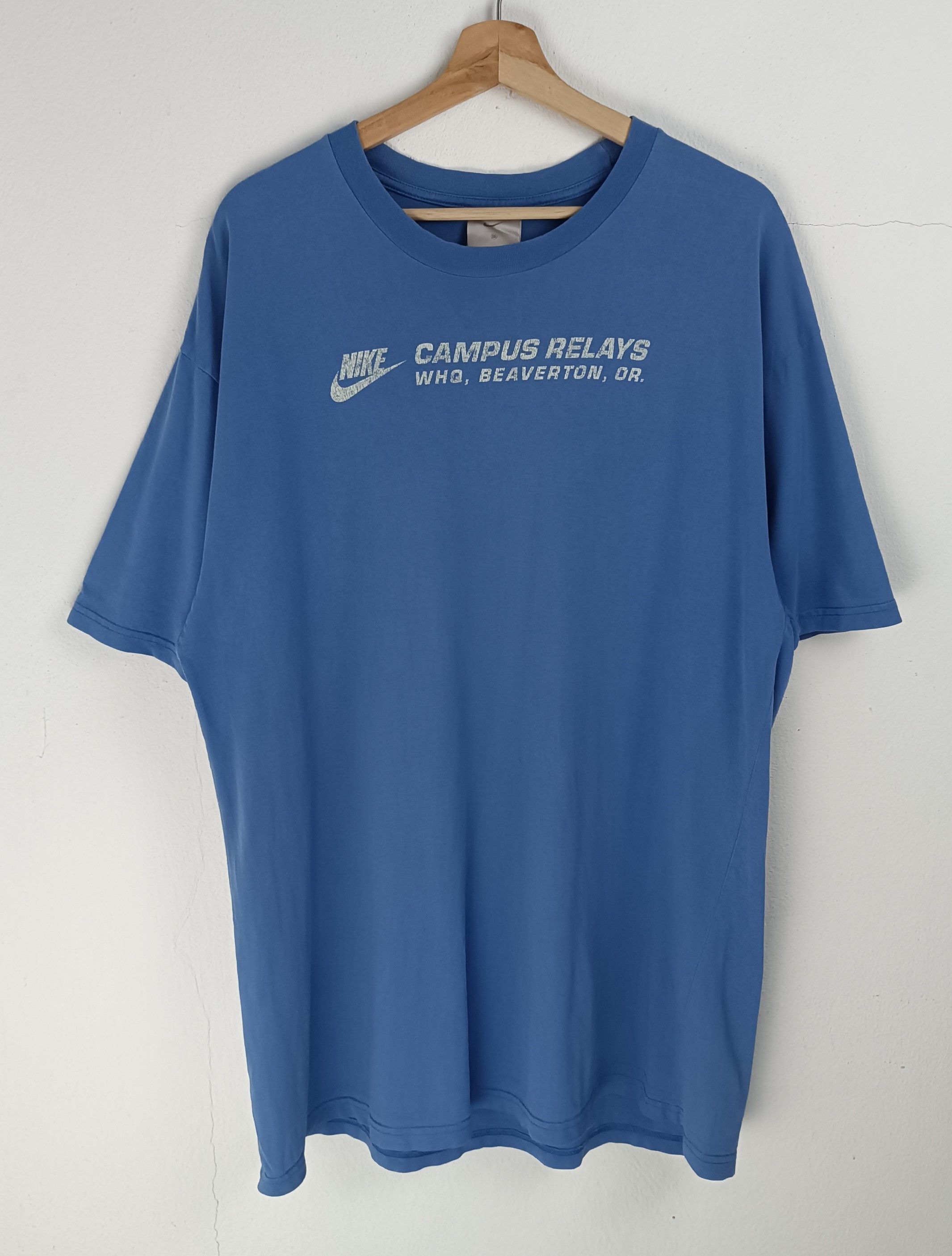 Nike VINTAGE 90'S NIKE CAMPUS RELAYS RUN VERY RARE PIECE Size US XL / EU 56 / 4 - 3 Thumbnail