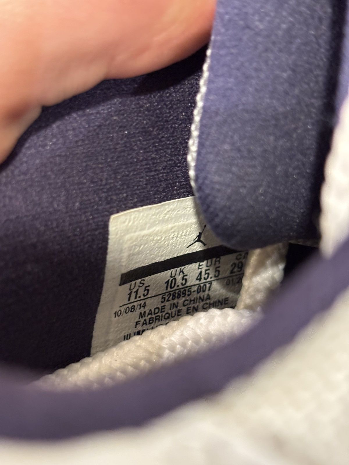 Jordan Brand Jordan 11 Retro Low ‘Georgetown’ Size US 11.5 / EU 44-45 - 6 Thumbnail