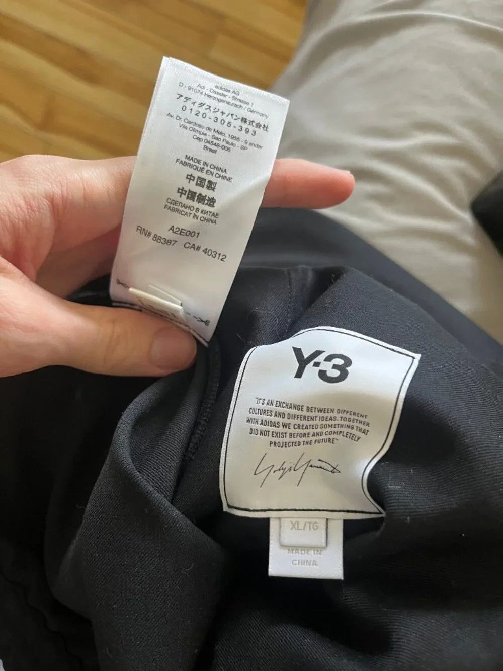 Y-3 Y3 stretch wool trousers Size US 35 - 3 Thumbnail