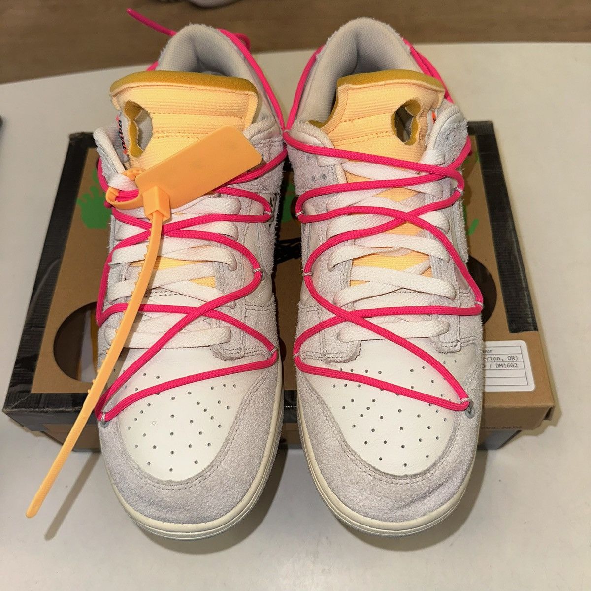 Nike × Off-White × Virgil Abloh Size 12 - Nike x Off-White Dunk Low 'Lot 17 of 50' Size US 12 / EU 45 - 4 Thumbnail
