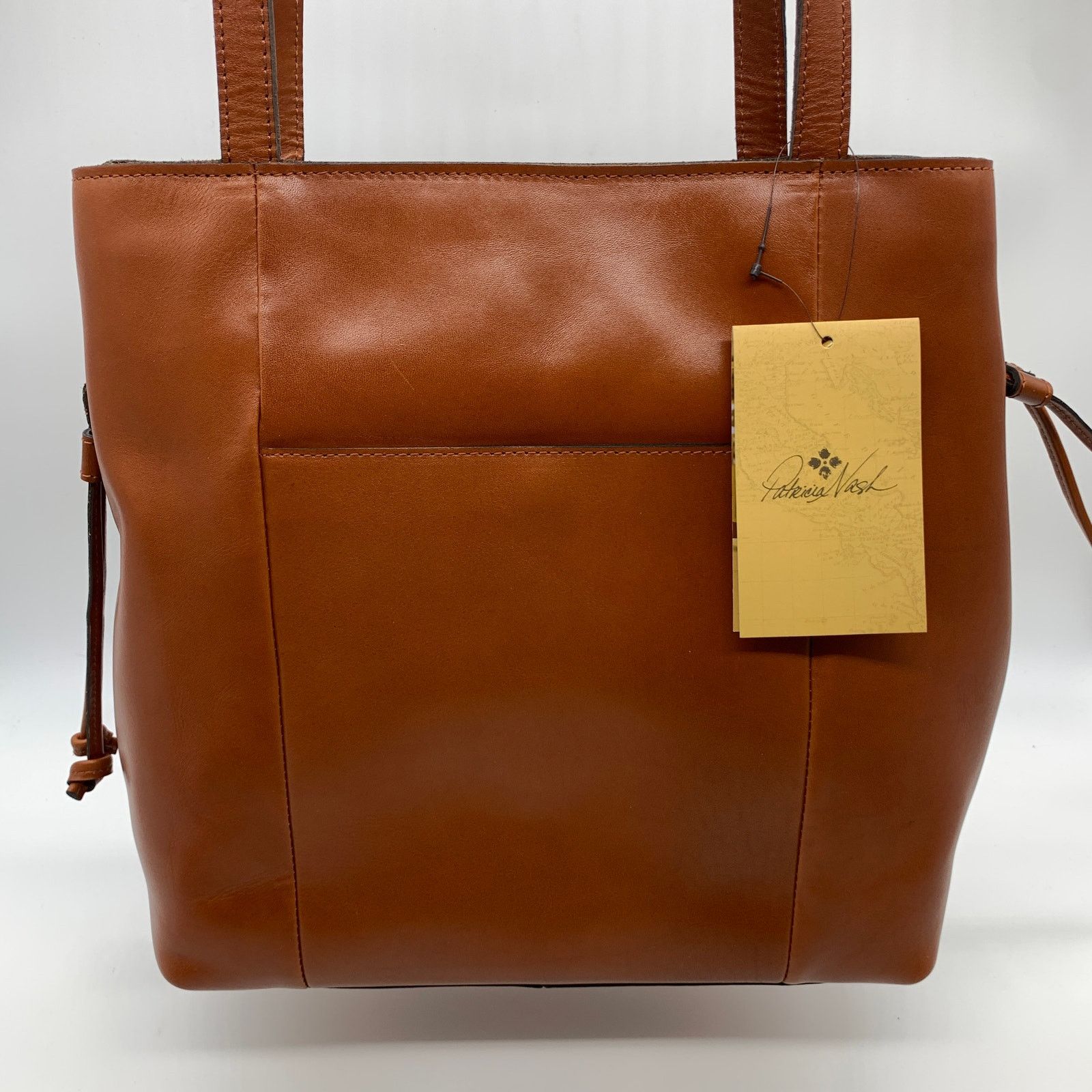 Other Patricia Nash Everton Slouchy Tote Cinnamon Brown Leather Size ONE SIZE - 8 Thumbnail