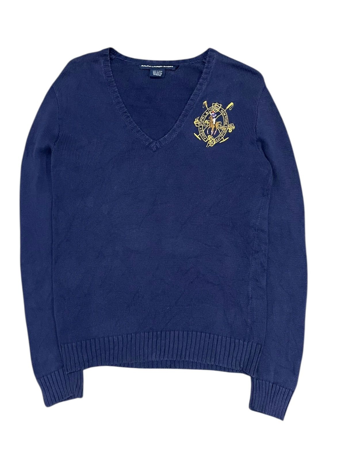 Polo Ralph Lauren VTG Polo Ralph Lauren Sport Knitted Jumper Sweater Size US M / EU 48-50 / 2 - 6 Thumbnail