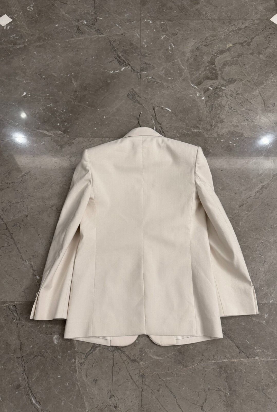 Saint Laurent Paris Saint Laurent Paris SS23 Le Smoking White Blazer Suit Size 50S - 2 Thumbnail