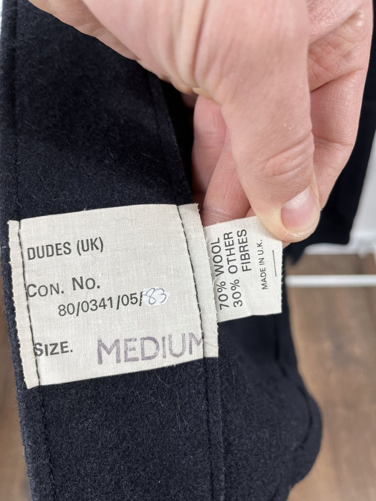 Other Vintage Wool Jacket Navy Blue Men’s M Made in UK Size US M / EU 48-50 / 2 - 8 Thumbnail