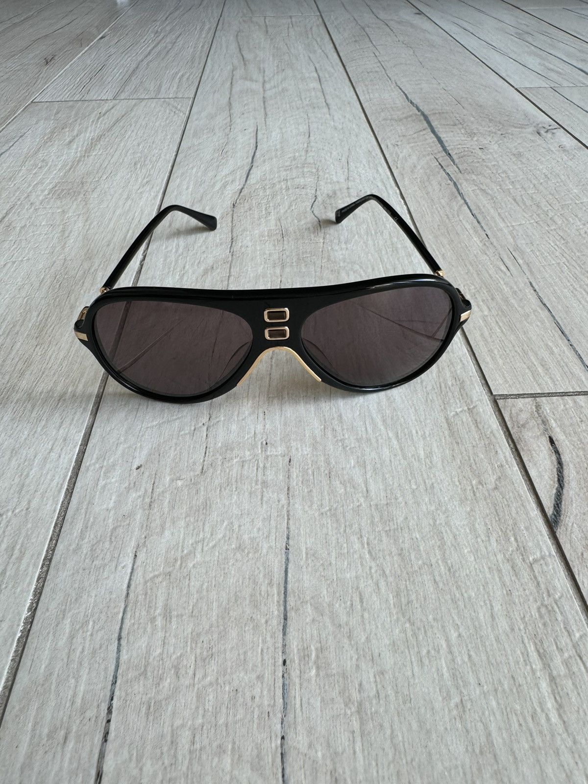 FW15 Balmain X H&M Black Sunglasses