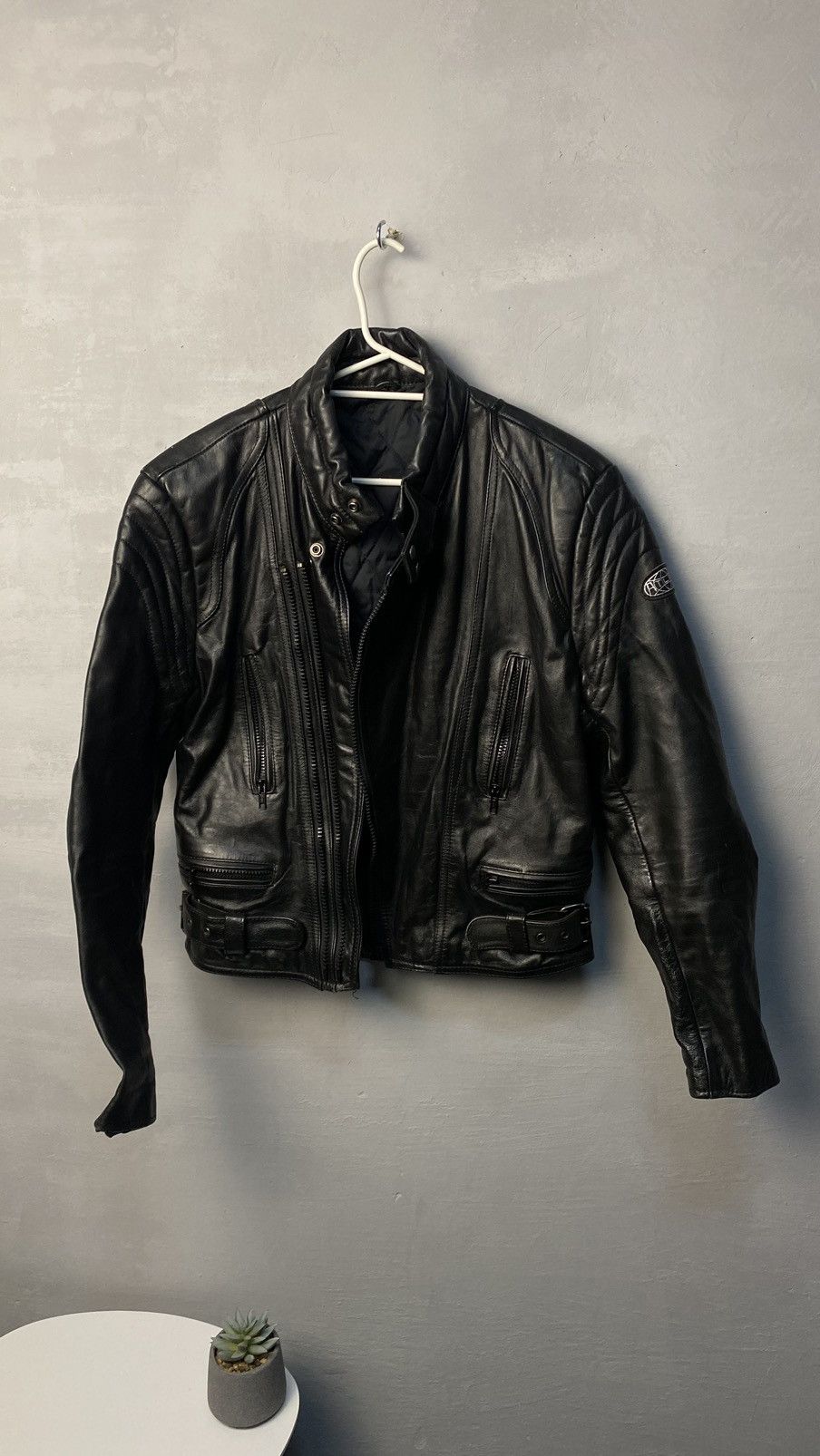 Leather Vintage Atlas Moto leather racing jacket Size US L / EU 52-54 / 3 - 1 Thumbnail