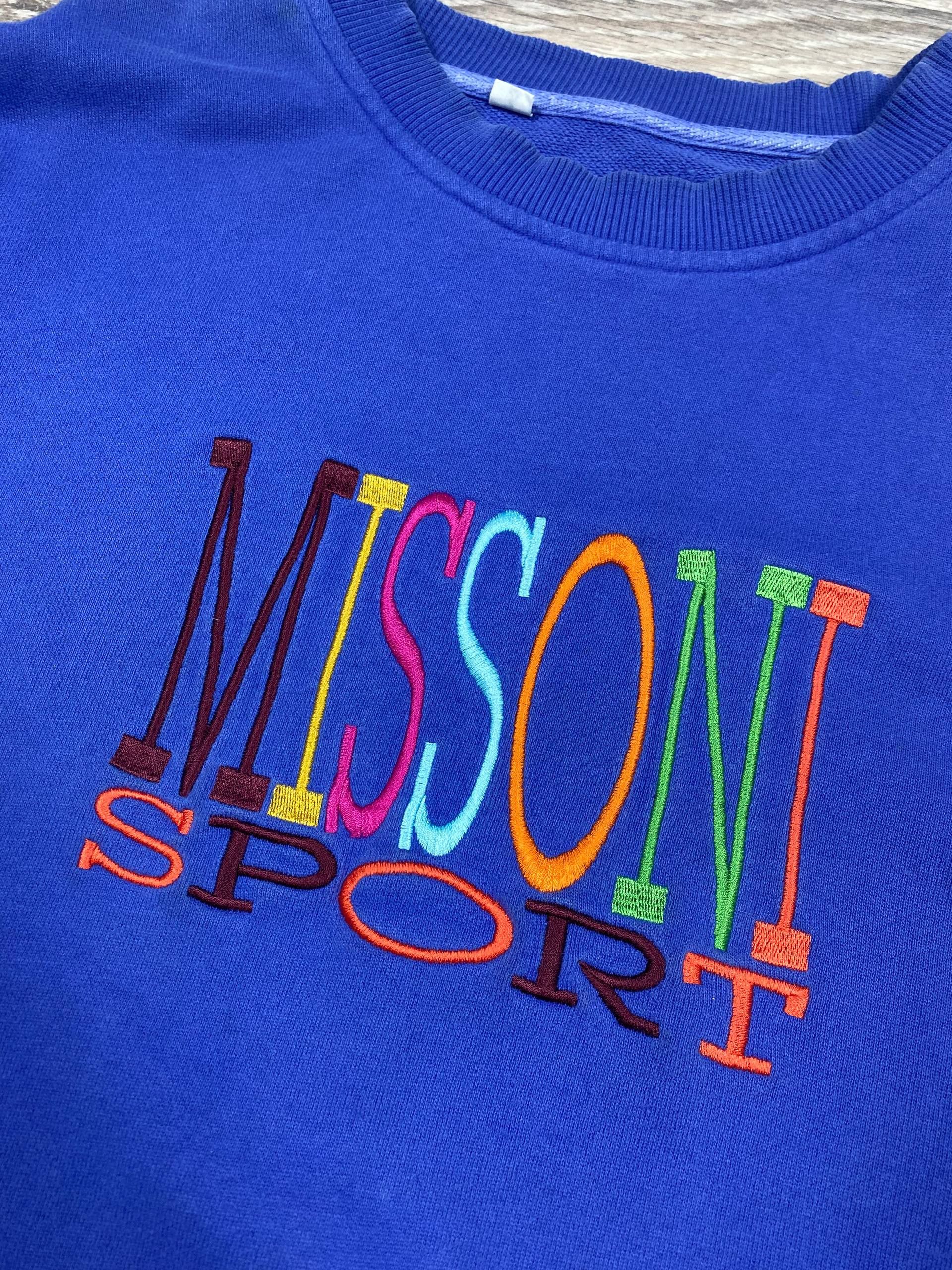 Missoni Vintage 80's MISSONI SPORT cotton t-SHIRT SIZE S RARE Size US S / EU 44-46 / 1 - 4 Thumbnail