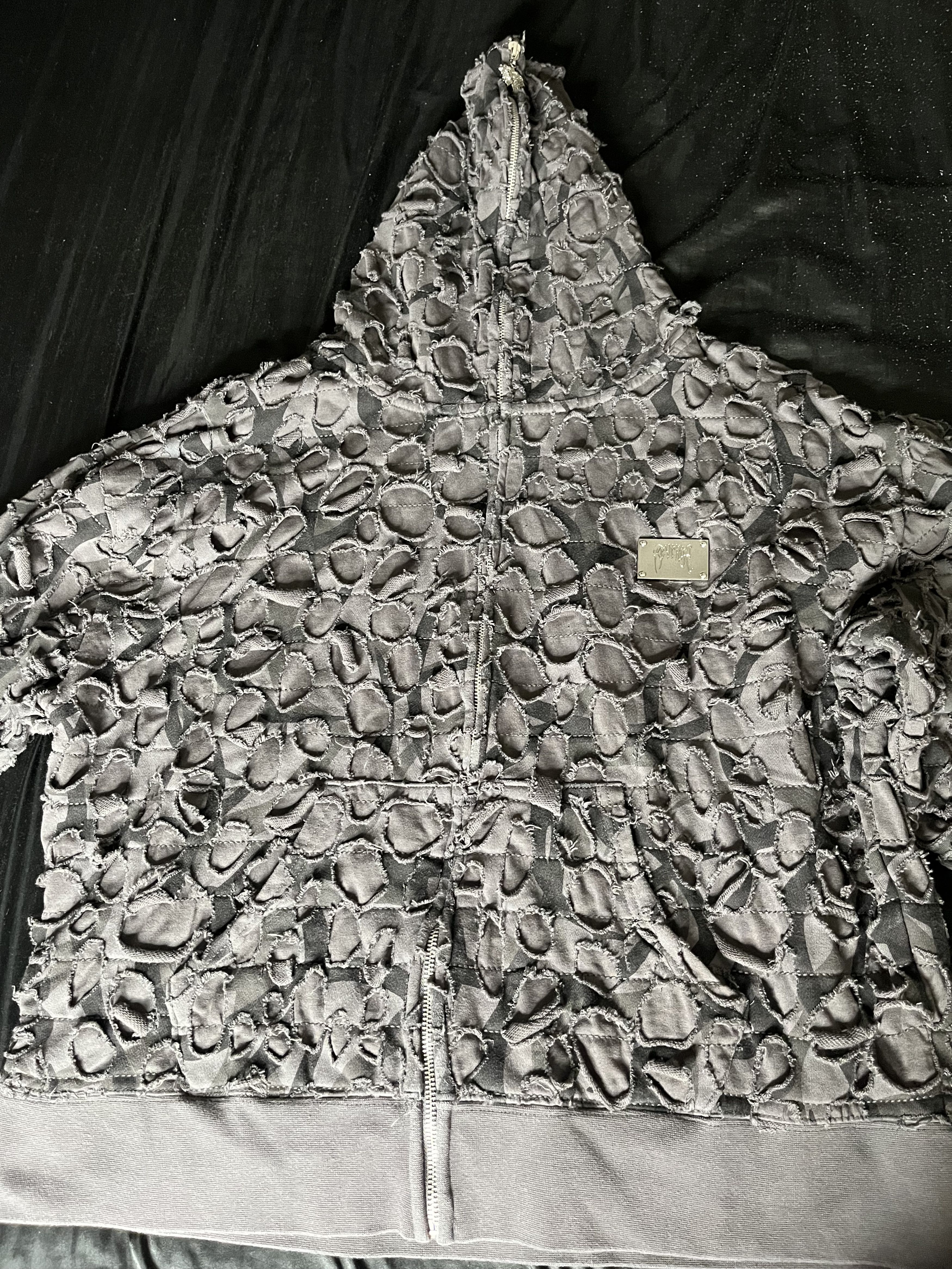 Revenge Revenge Boro R-camo distressed full zip hoodie Size US M / EU 48-50 / 2 - 1 Thumbnail