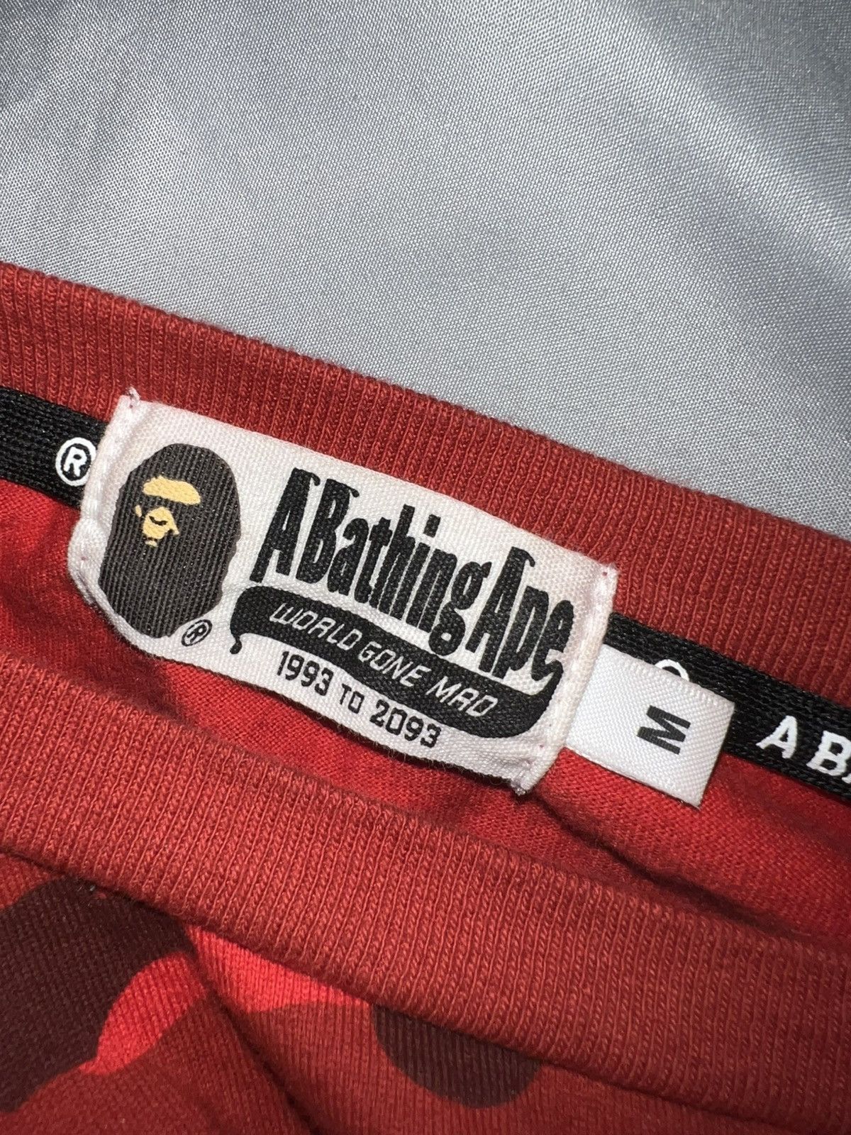 Bape Bape Katakana long sleeve tee Size US M / EU 48-50 / 2 - 3 Thumbnail