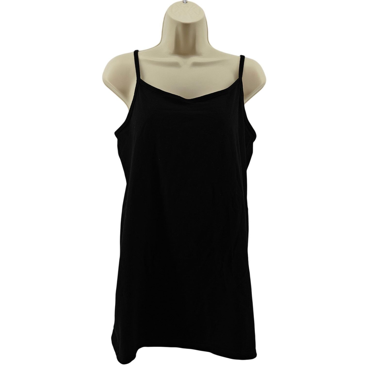 Torrid Torrid Foxy Cami Solid Black Womens Plus Size 1X Size XL / US 12-14 / IT 48-50 - 2 Thumbnail