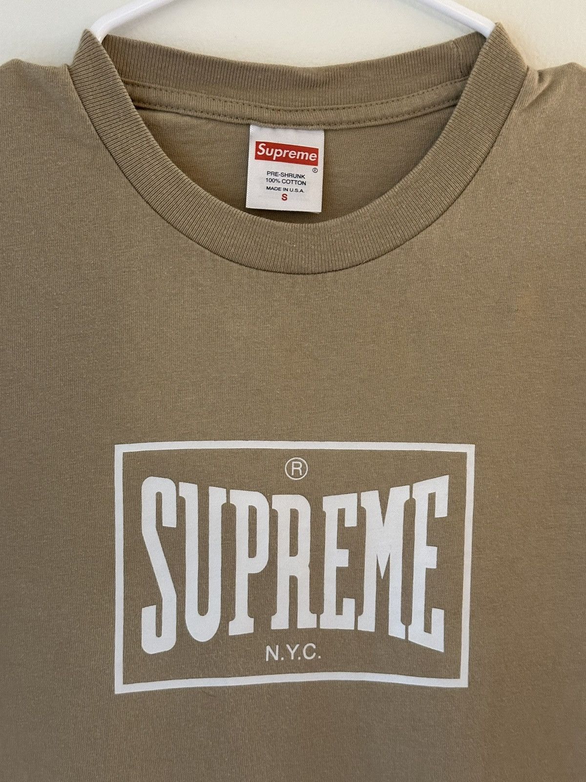 Supreme Supreme Warm Up Tee Size US S / EU 44-46 / 1 - 2 Thumbnail