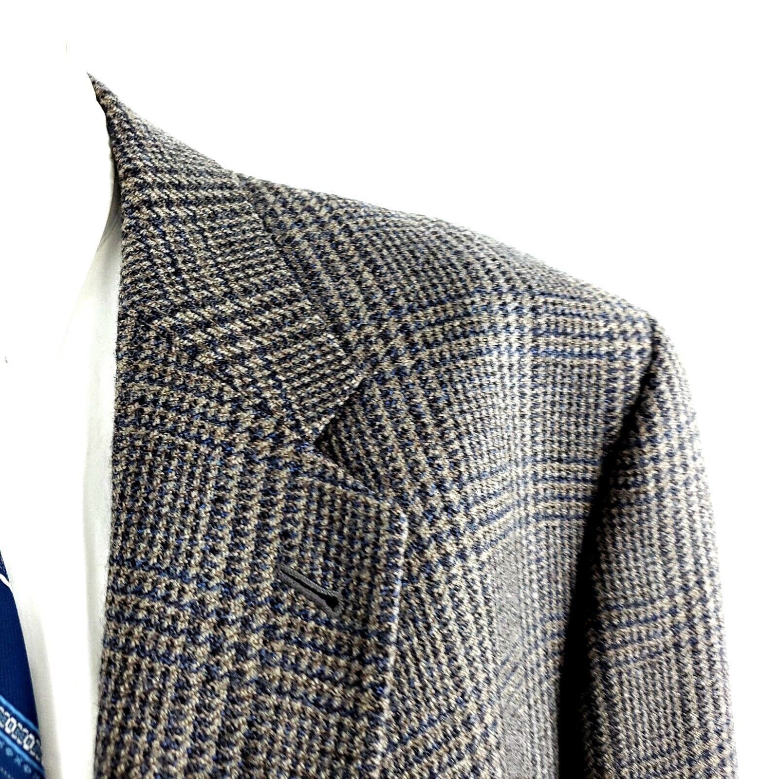 Joseph Abboud Joseph Abboud Nordstrom Tweed Wool 3 Button Sport Coat 42L B Size 42L - 2 Thumbnail