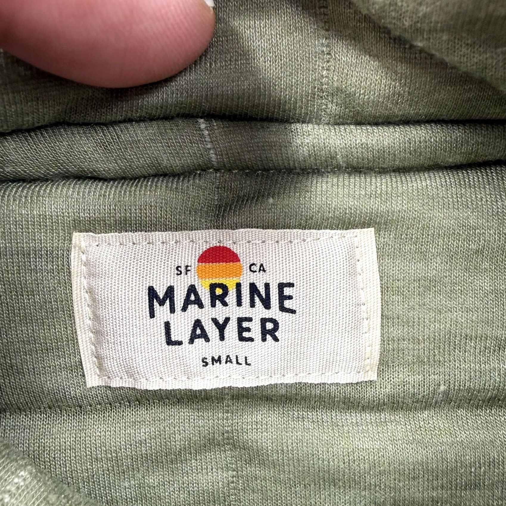 Marine Layer Marine Layer Jacket Women Small Green Quilted Puffer Full Zip Lined Soft Size S / US 4 / IT 40 - 3 Thumbnail