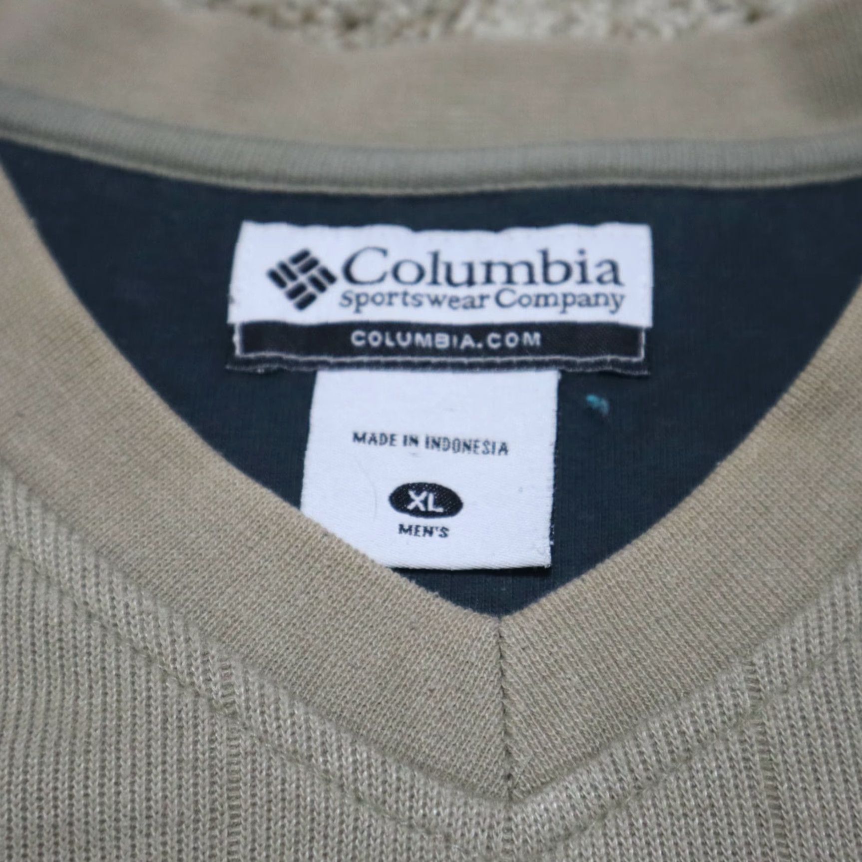 Vintage Columbia Sweater Shirt Mens XL Tan Brown Ribbed Knit Crew-neck Classic Size US XL / EU 56 / 4 - 3 Thumbnail