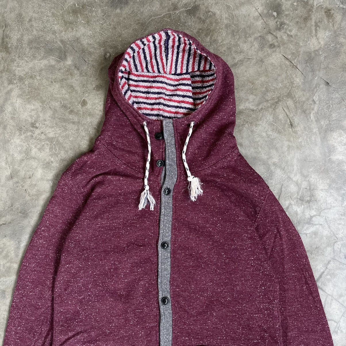 HIDEAWAYS 2000s Hideaways by Nicole Knit Button Hoodie Size US M / EU 48-50 / 2 - 4 Thumbnail