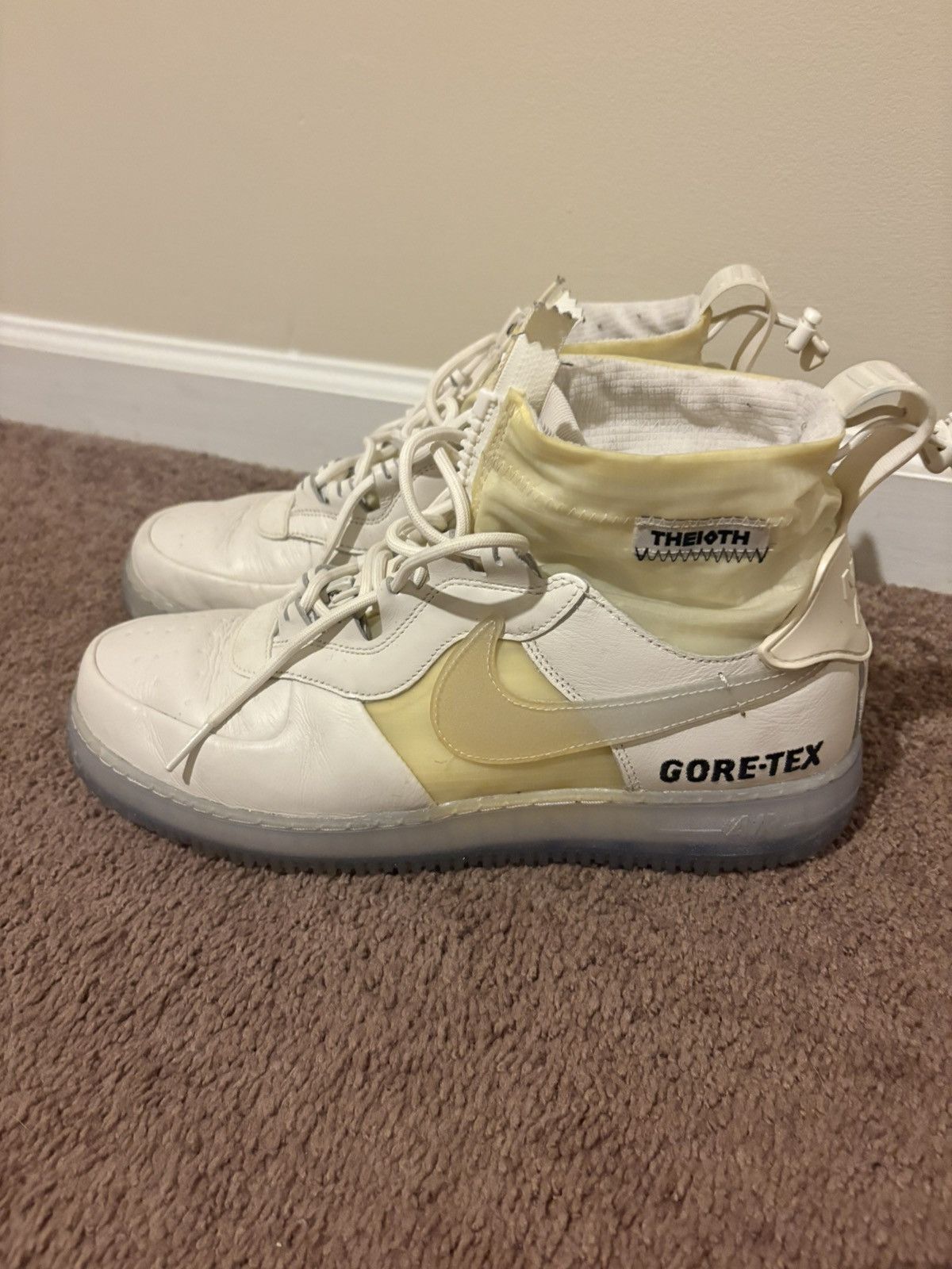 Nike NIKE X GORE-TEX AIR FORCE 1 “PHANTOM WHITE” HIGH Size US 11 / EU 44 - 3 Thumbnail