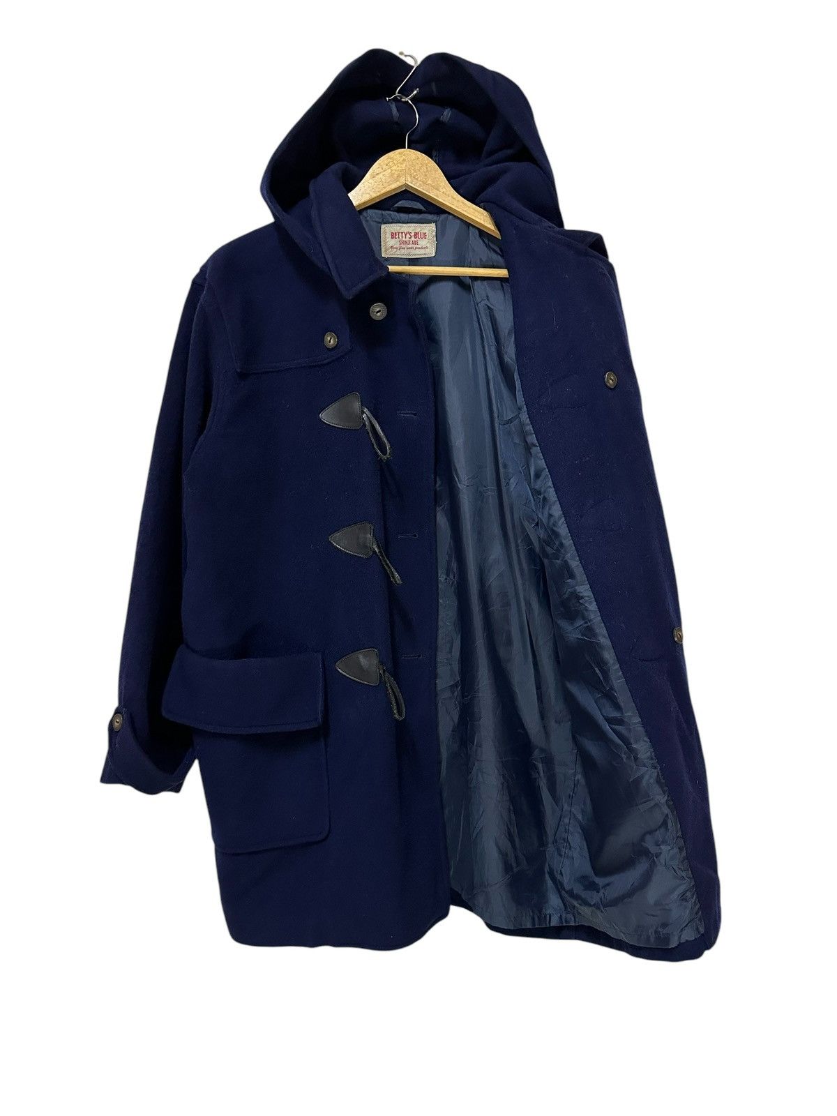 Vintage Vintage betty’s blue by shinji abe duffle wool winter coat Size US L / EU 52-54 / 3 - 7 Thumbnail