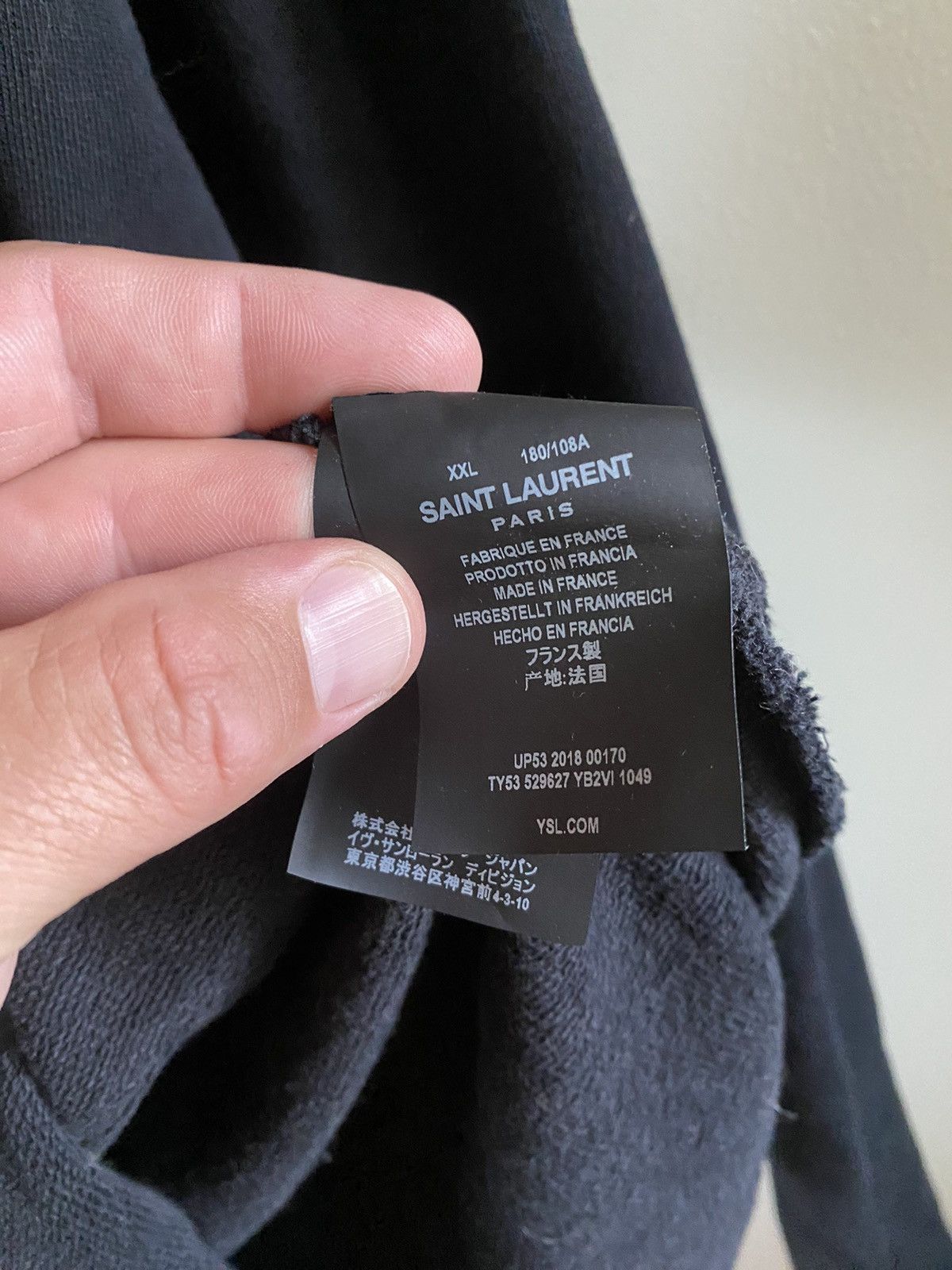 Saint Laurent Paris Saint Laurent “Everything Now” Hoodie Size US XXL / EU 58 / 5 - 6 Thumbnail