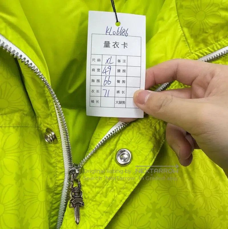 Chrome Hearts Chrome Hearts Bright Green Padded Vest . Size US XL / EU 56 / 4 - 7 Thumbnail