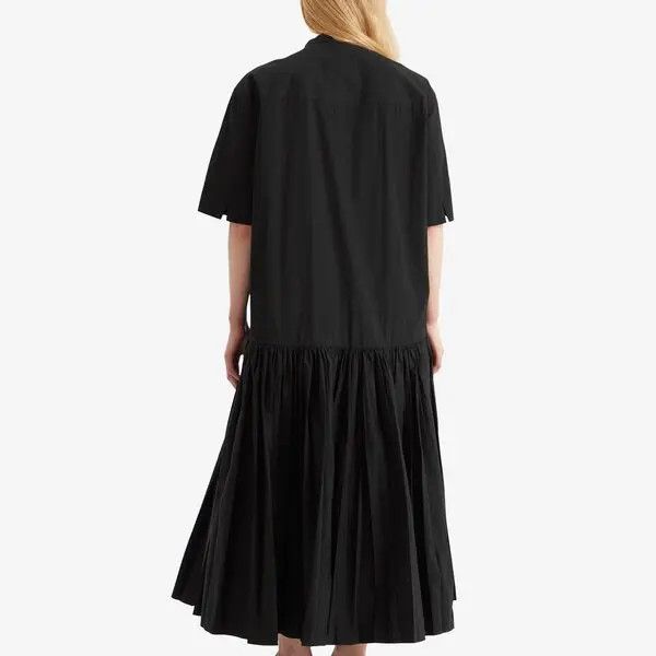 Jil Sander o1loc1c0426 T-Shirt Dress in Black Size L / US 10 / IT 46 - 3 Thumbnail