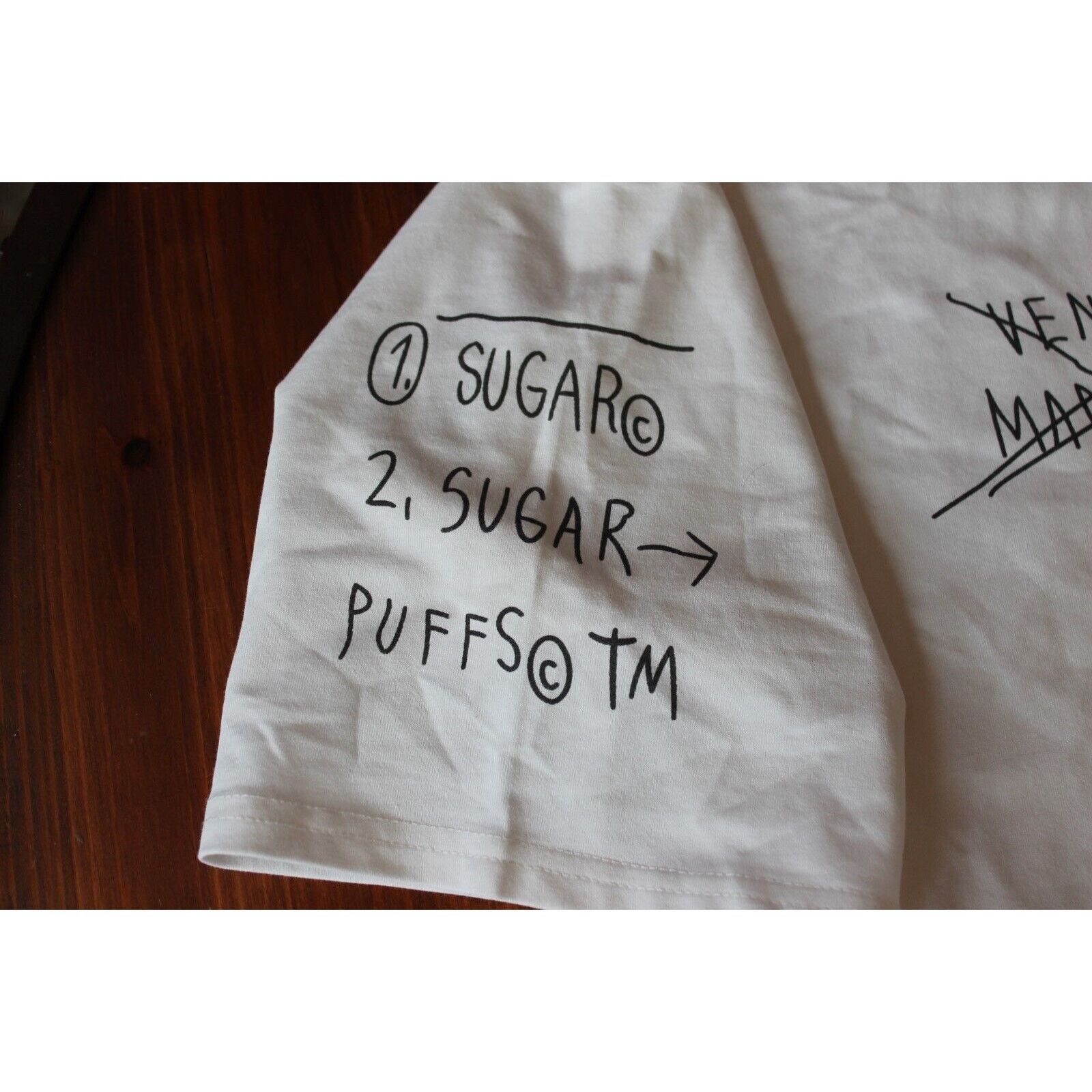 Other Demischo "Sundipy" Mens Medium graphic T-Shirt White w/FADE Size US M / EU 48-50 / 2 - 5 Thumbnail