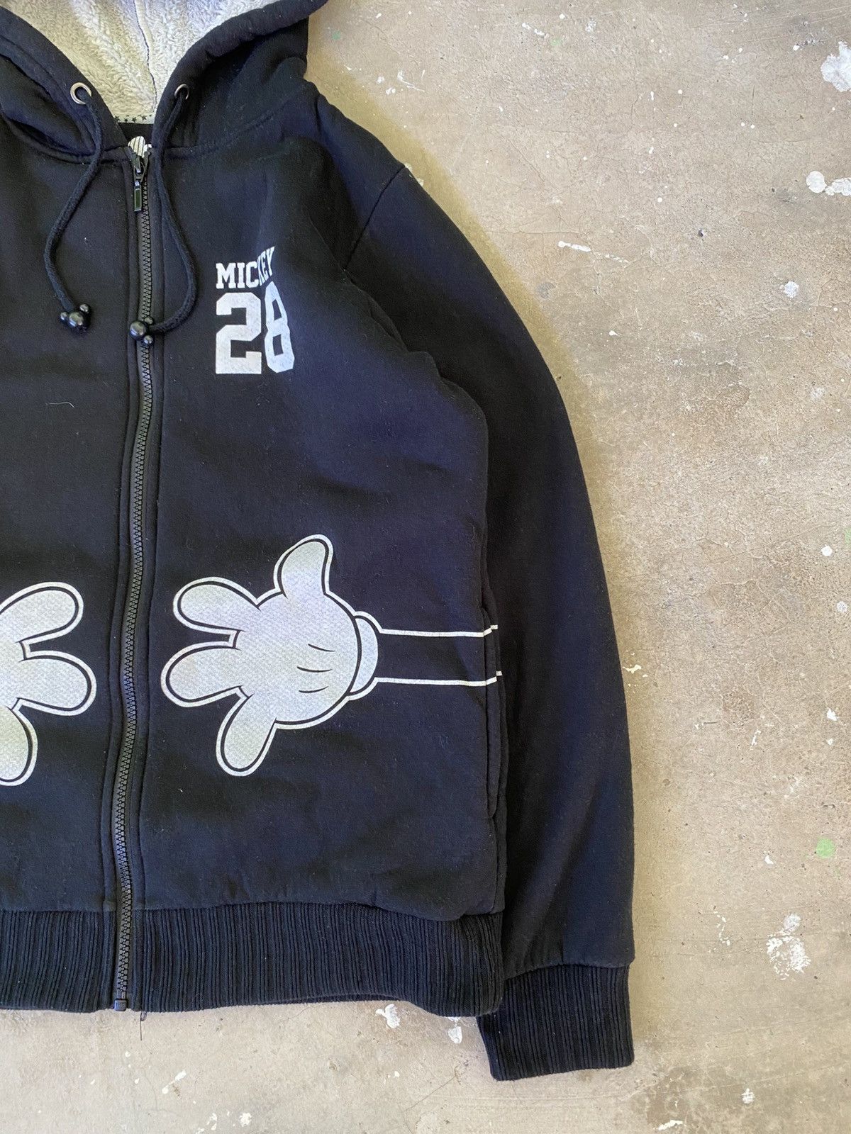 Disney Disney Mickey 28 Sherpa Zip Hoodie Japan Streetwear Size M / US 6-8 / IT 42-44 - 3 Thumbnail
