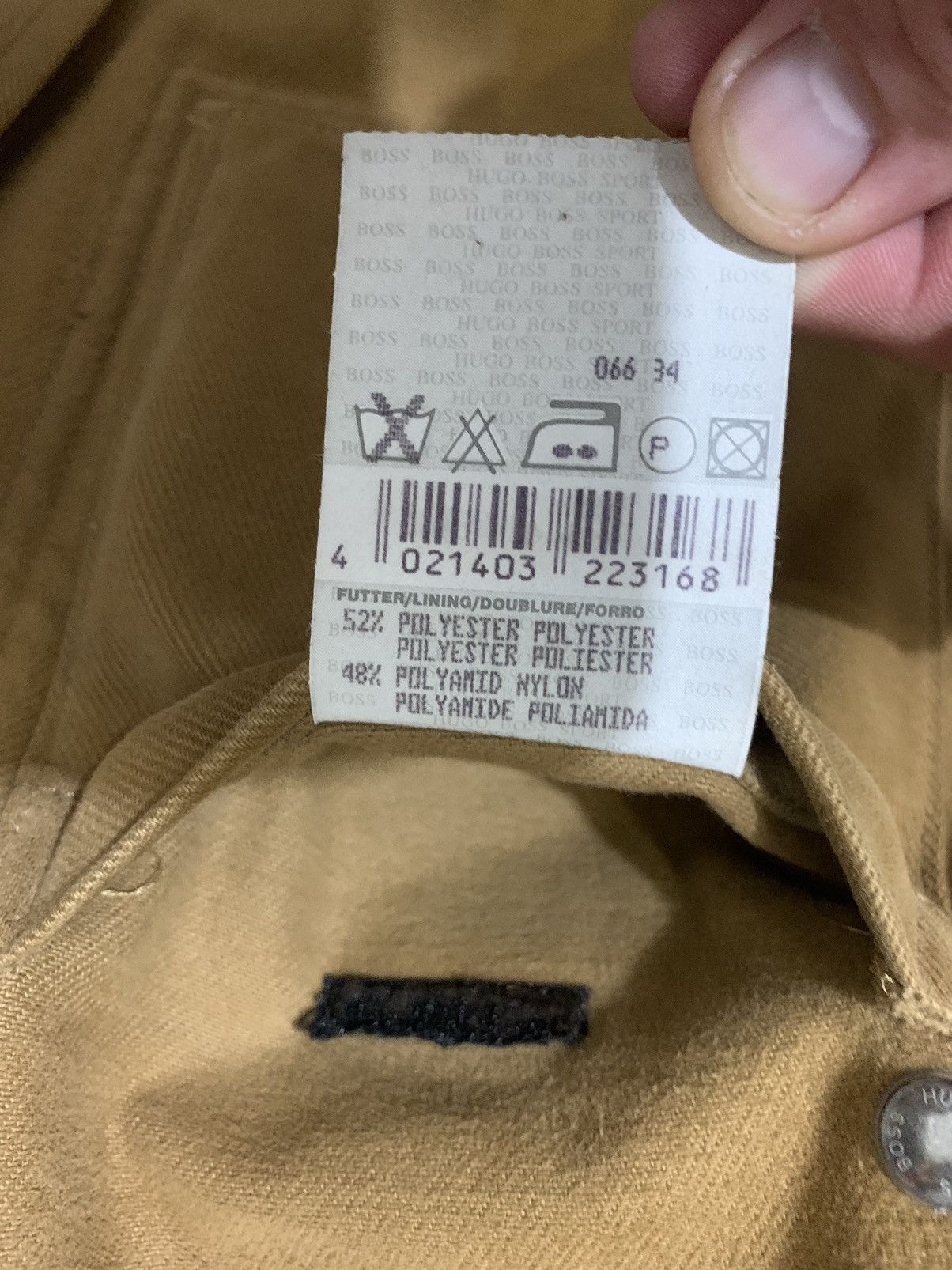 Hugo × Hugo Boss Vintage Hugo Boss Long Brown Thick Cotton Parka Jacket Size US M / EU 48-50 / 2 - 13 Thumbnail