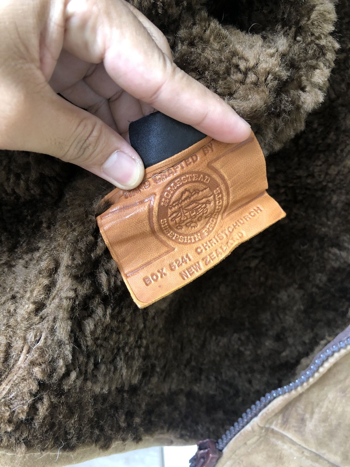 Leather Vintage Homestead Hand Made B3 Shearling Leather Jacket Size XL / US 12-14 / IT 48-50 - 17 Thumbnail