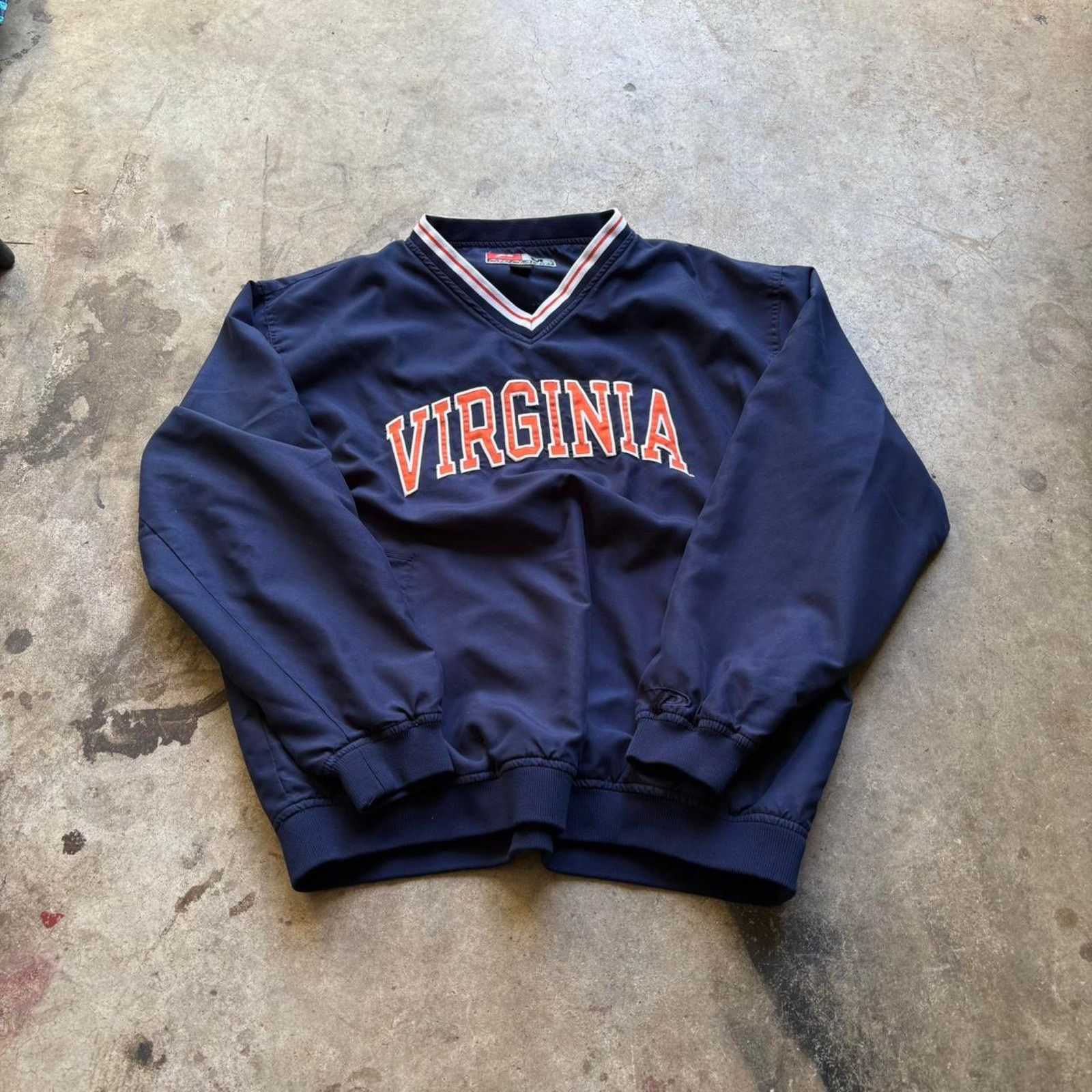 Pro Player Vintage virginia cavaliers navy windbreaker pullover XL Size US XL / EU 56 / 4 - 1 Thumbnail