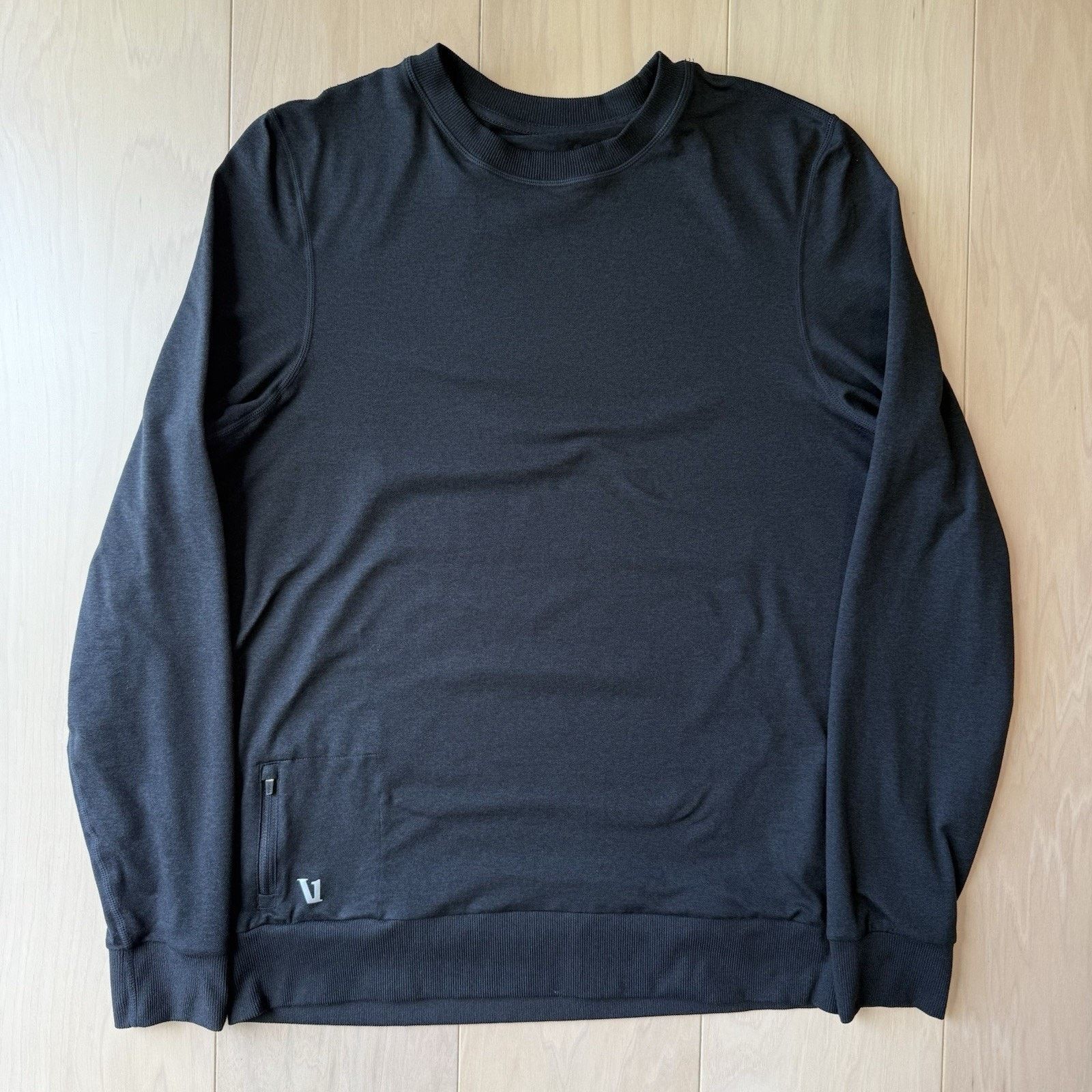 Vuori Vuori Ponto Performance Pullover Black Sweatshirt Athleisure Size US M / EU 48-50 / 2 - 2 Thumbnail