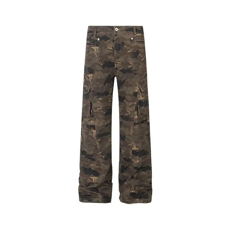 Japanese Brand Retro loose hip-hop camouflage jeans Size US 32 / EU 48 - 3 Thumbnail
