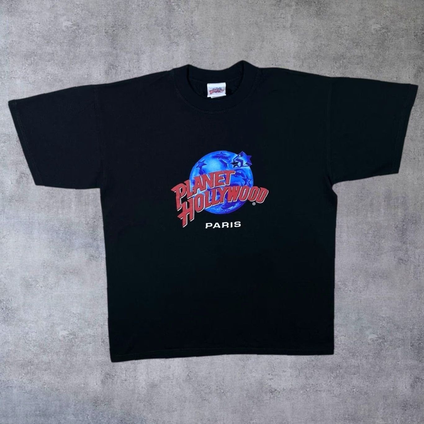 Planet Hollywood Planet Hollywood Paris Logo Graphic Black T-Shirt Large Mens Short Sleeve Cotton Vintage Size US L / EU 52-54 / 3 - 2 Thumbnail