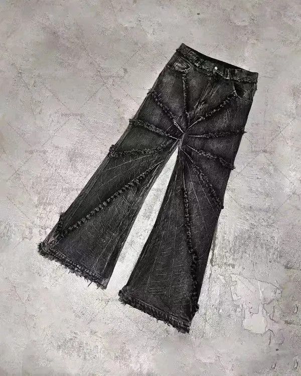 Japanese Brand VIBE Vintage raw edge high waist skinny jeans Size US 30 / EU 46 - 5 Thumbnail