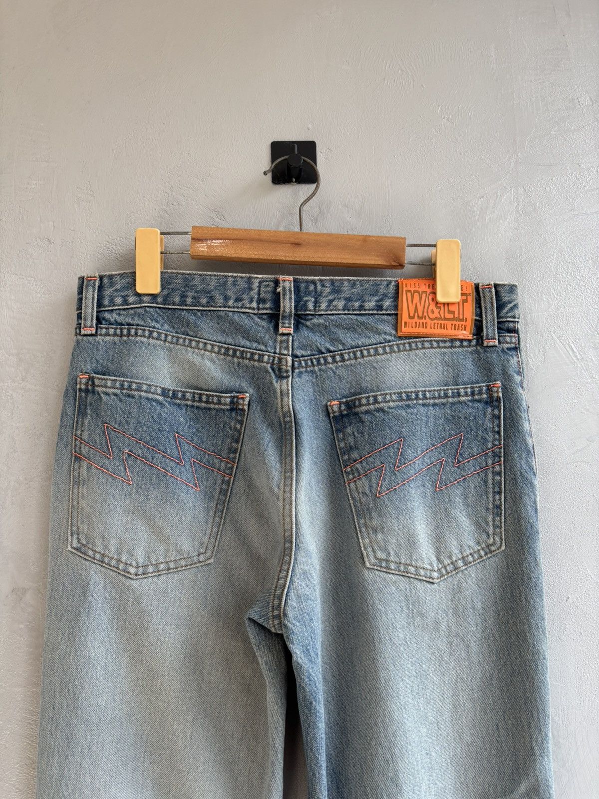 W&LT W&LT 90’s snake denim pant Size US 30 / EU 46 - 6 Thumbnail