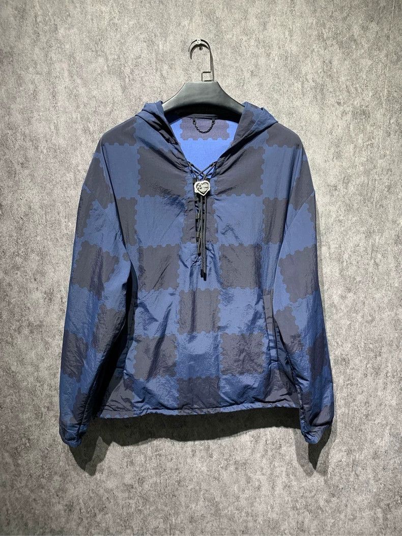 Louis Vuitton Blue Checkered Windbreaker Jacket from LV - dmc Size US XXL / EU 58 / 5 - 1 Thumbnail
