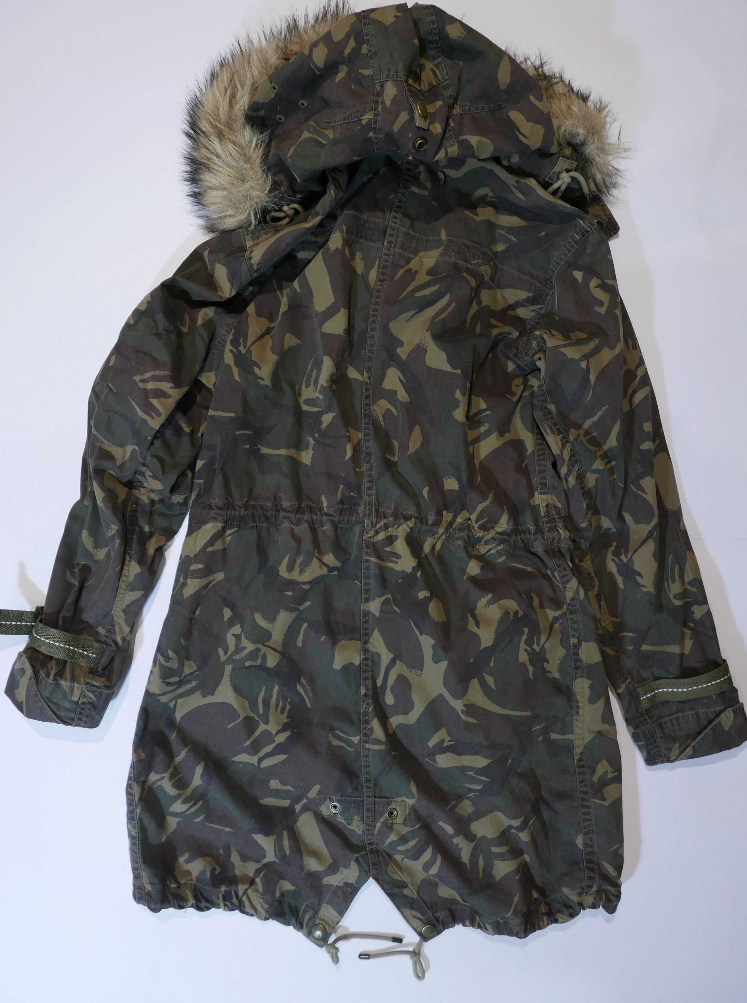 Polo Ralph Lauren Polo Ralph Lauren Jacket Parka Camo Military Fur Coat XS Size US XS / EU 42 / 0 - 2 Thumbnail