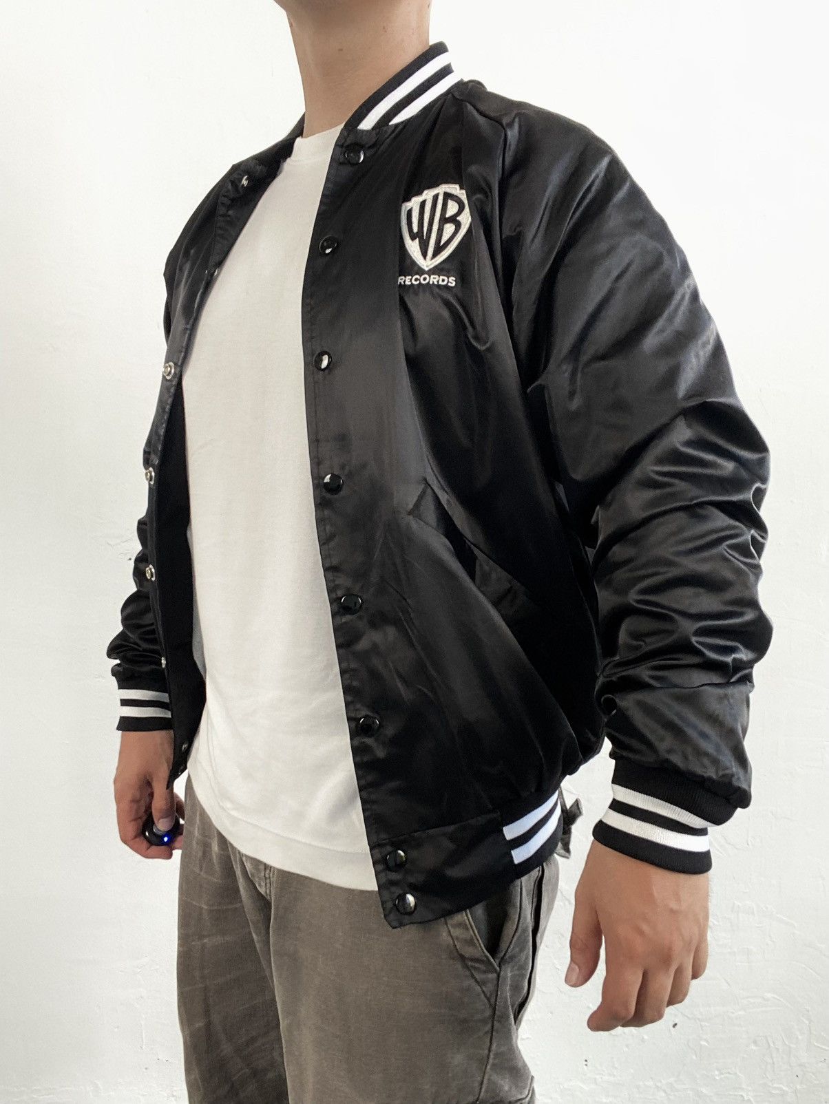 Vintage × Warner Bros Warner Bros Records Vintage Bomber Size US S / EU 44-46 / 1 - 2 Thumbnail