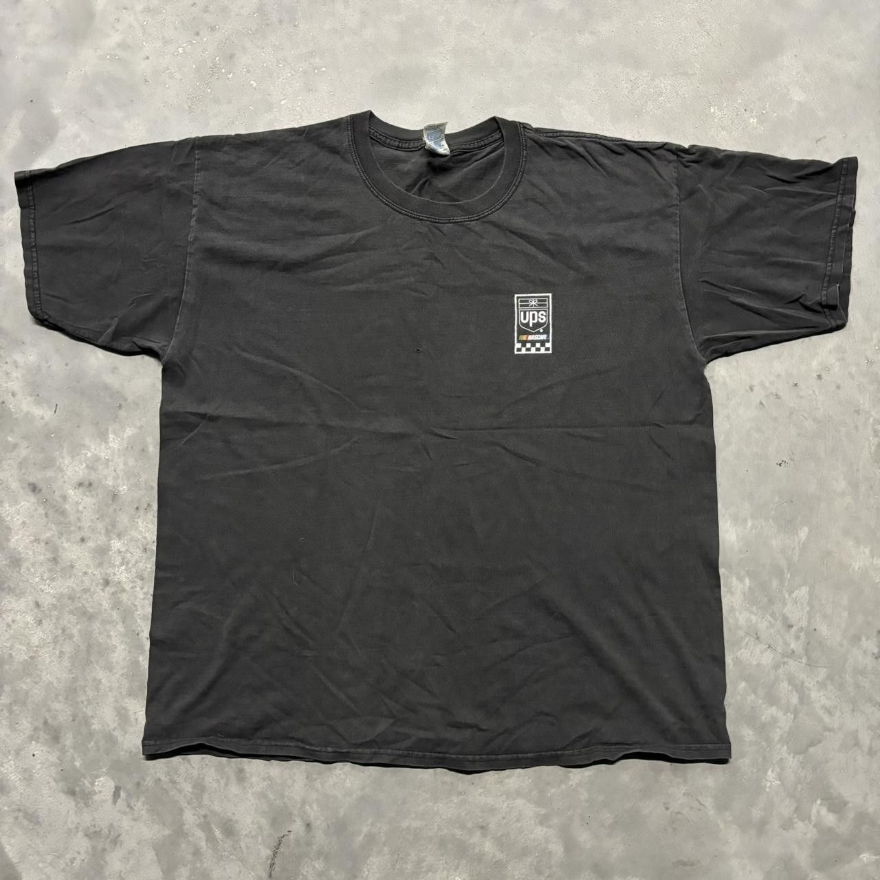 NASCAR × Vintage Crazy Vintage Y2K/2000s Faded UPS NASCAR Essential Tee! Size US XL / EU 56 / 4 - 1 Thumbnail