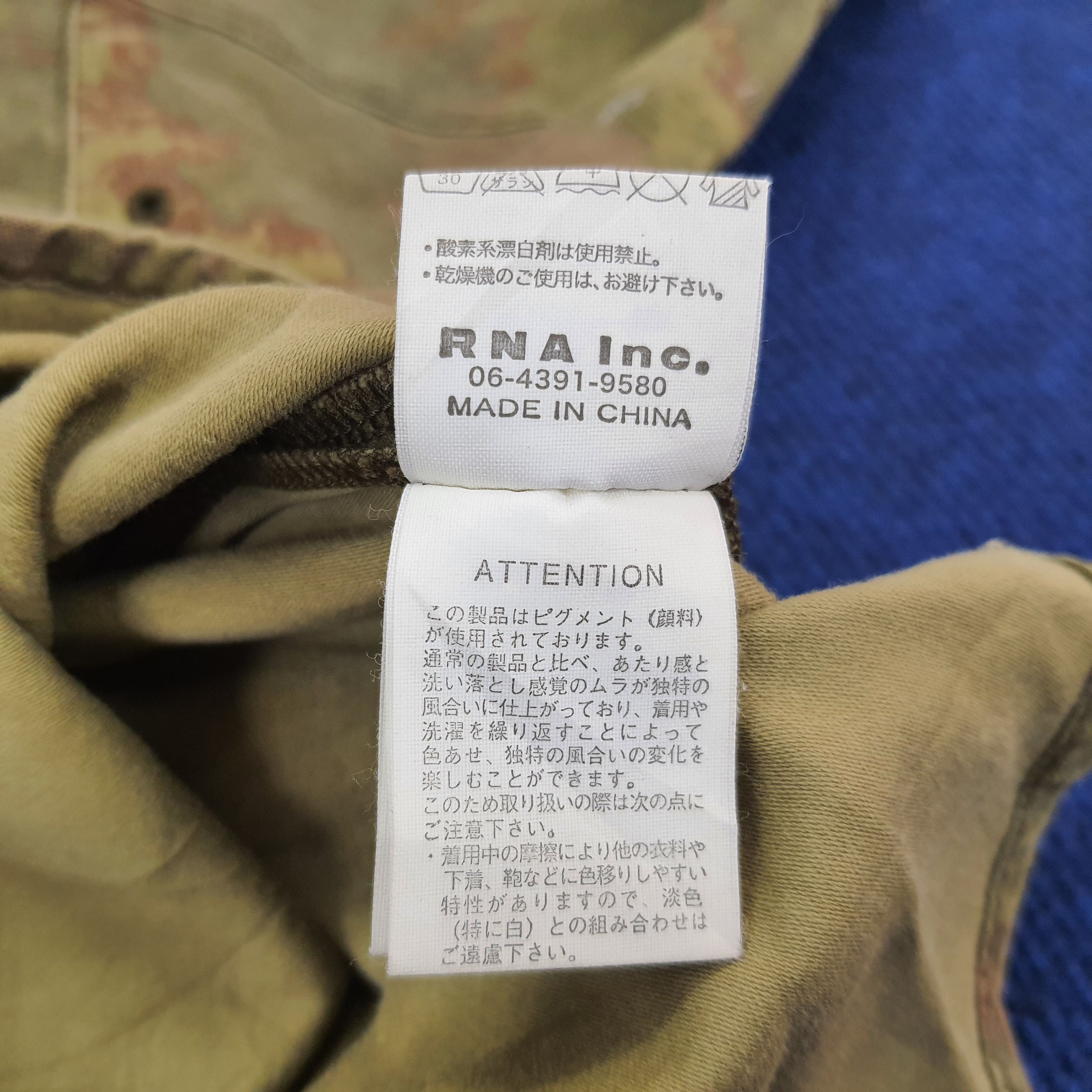 Vintage Vintage RNA Republic Inc. Military Style Shirt Size US L / EU 52-54 / 3 - 7 Thumbnail