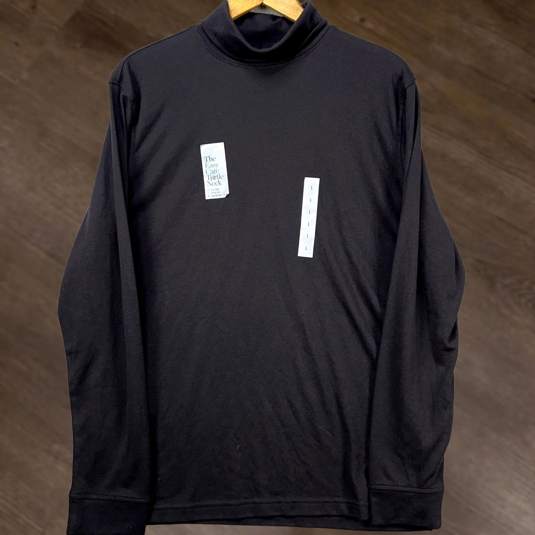 Croft & Barrow Croft & Barrow T-Shirt Long Sleeve Tee Mens Large Black Turtleneck Soft Casual NEW Size US L / EU 52-54 / 3 - 1 Thumbnail