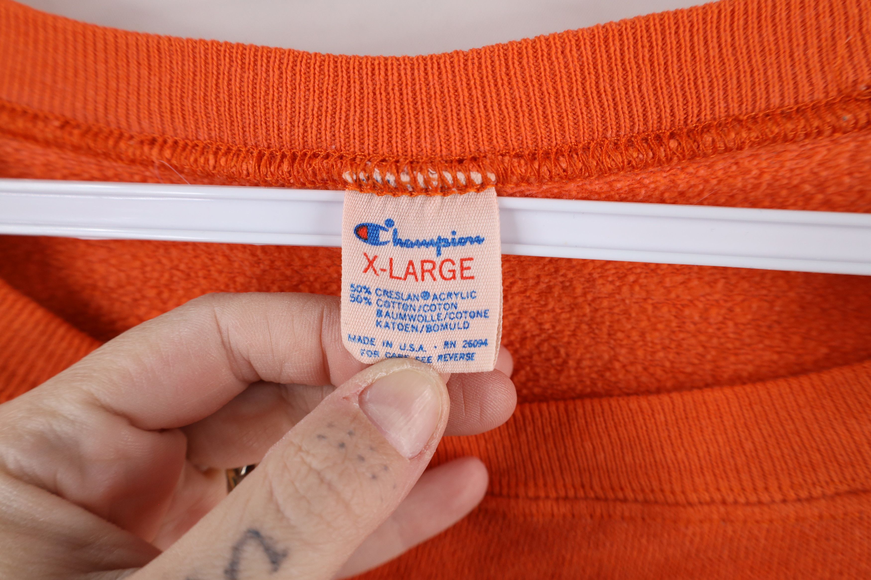 Champion × Vintage Vintage 80s 90s Champion Browns Football Sweatshirt USA Size XL / US 12-14 / IT 48-50 - 7 Thumbnail