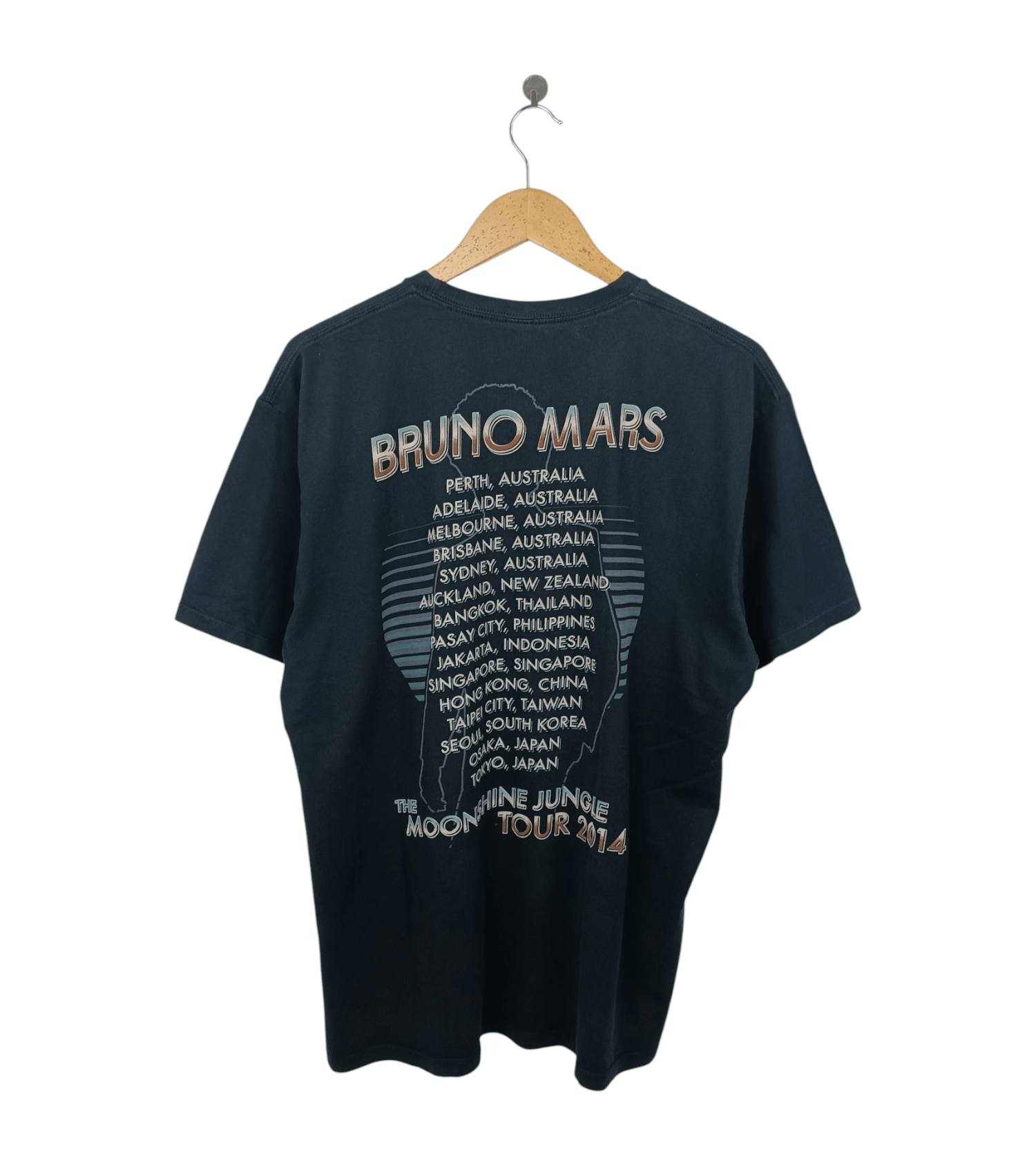Rap Tees VINTAGE 2014 BRUNO MARS MOONSHINE JUNGLE drake beyonce Size US XL / EU 56 / 4 - 2 Thumbnail