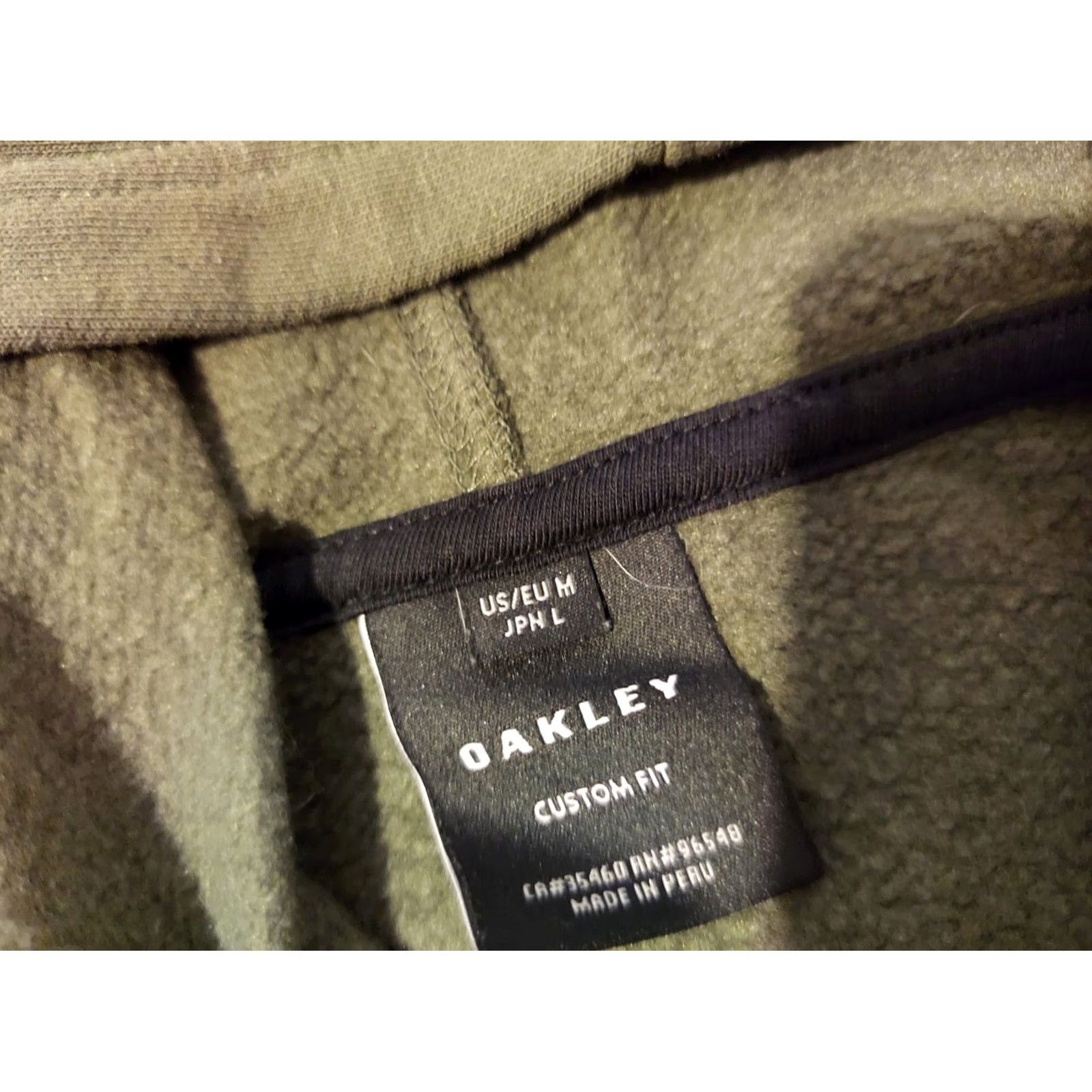 Oakley Oakley Hoodie Mens M Medium Gray Athletic Pullover Sweatshirt Zip Half Zip Sweatshirt Size US M / EU 48-50 / 2 - 3 Thumbnail