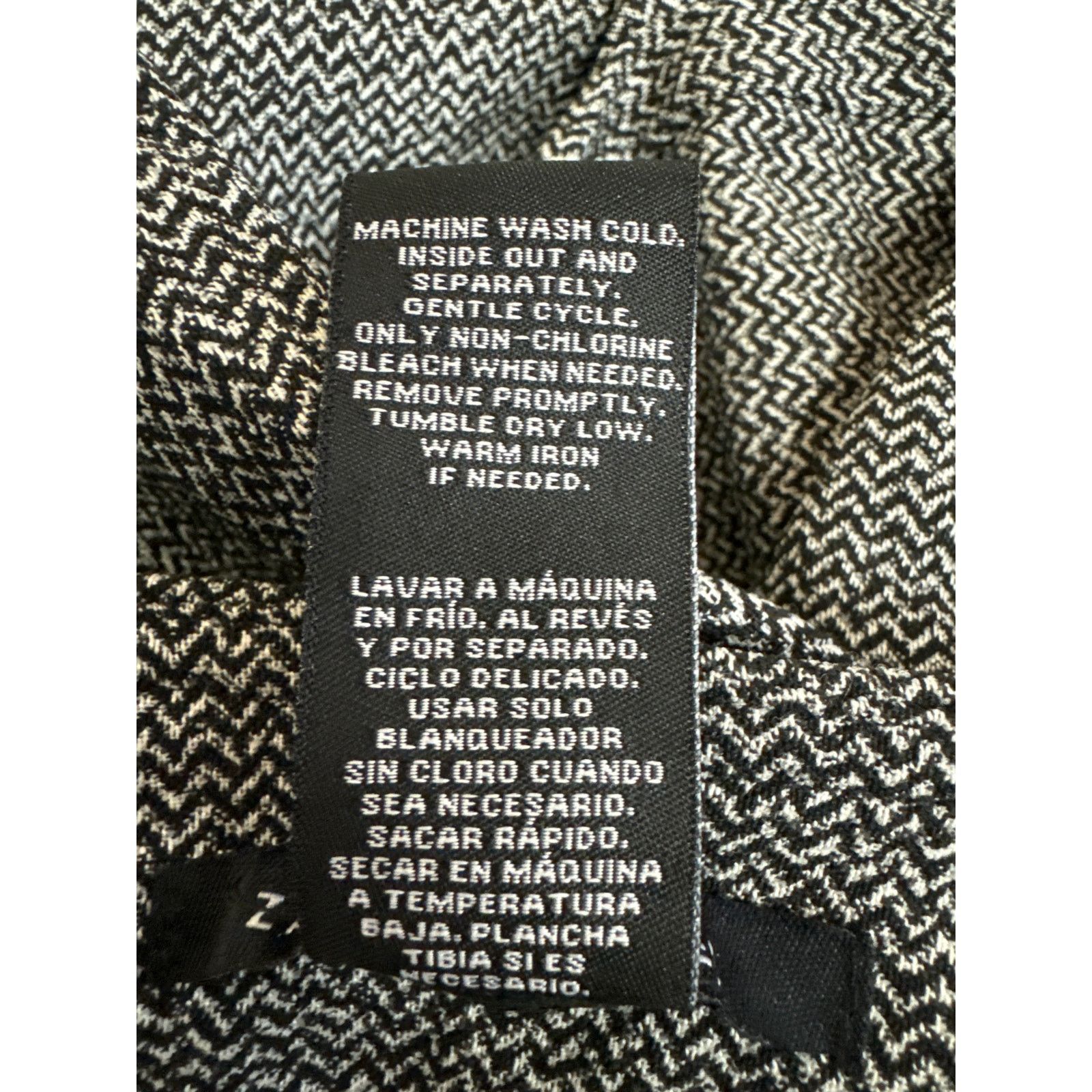 Other NWT Zac & Rachel Size 14 Black & White Office Pull On Pants Size 36" / US 14 / IT 50 - 5 Thumbnail